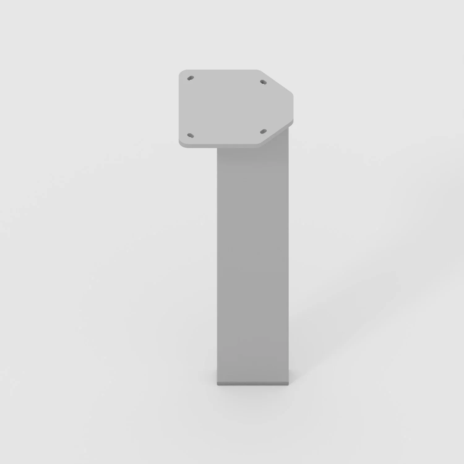 Bench Legs - Rectangular Single Pin 400mm - Image 3