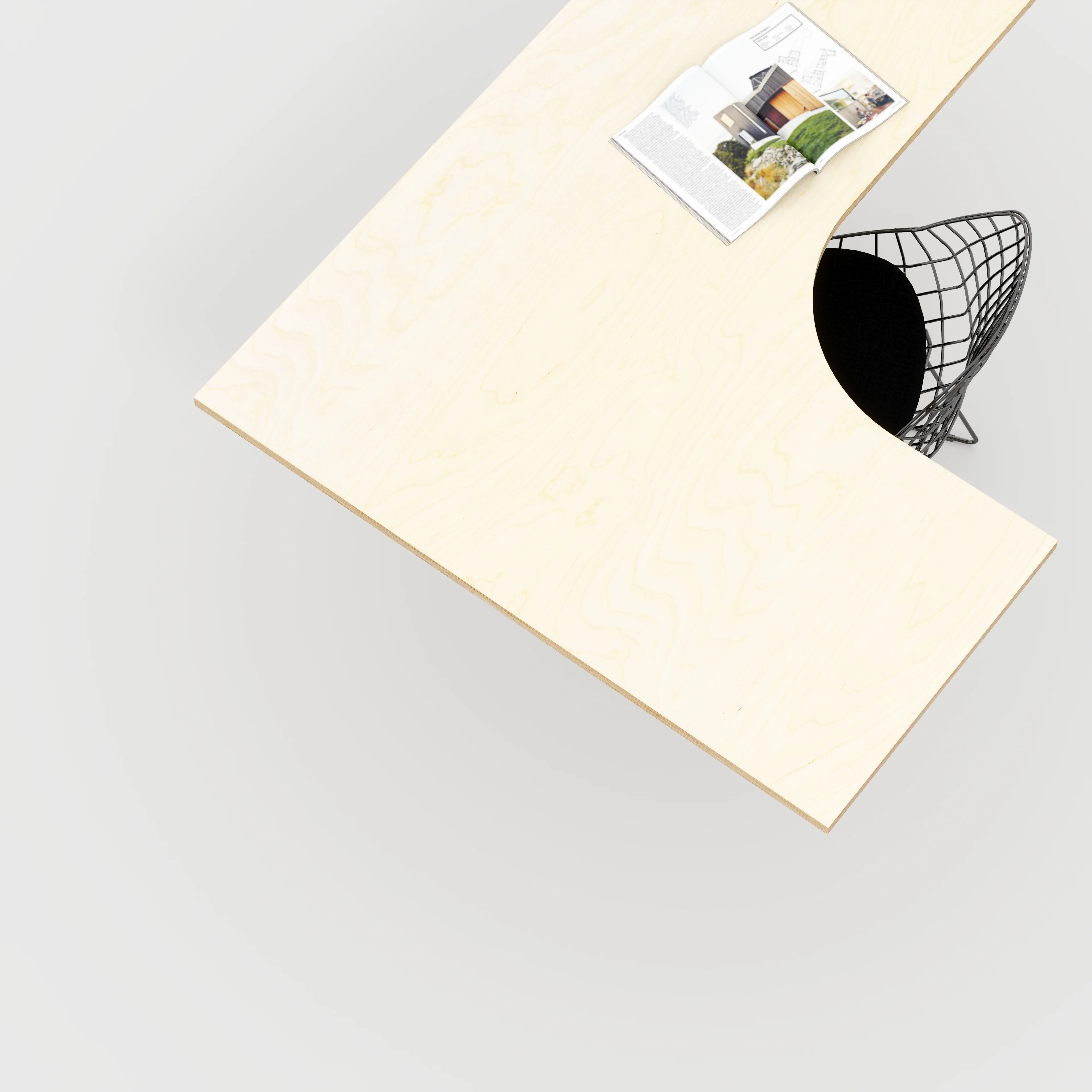 Custom Plywood Corner Desktop - Image 2