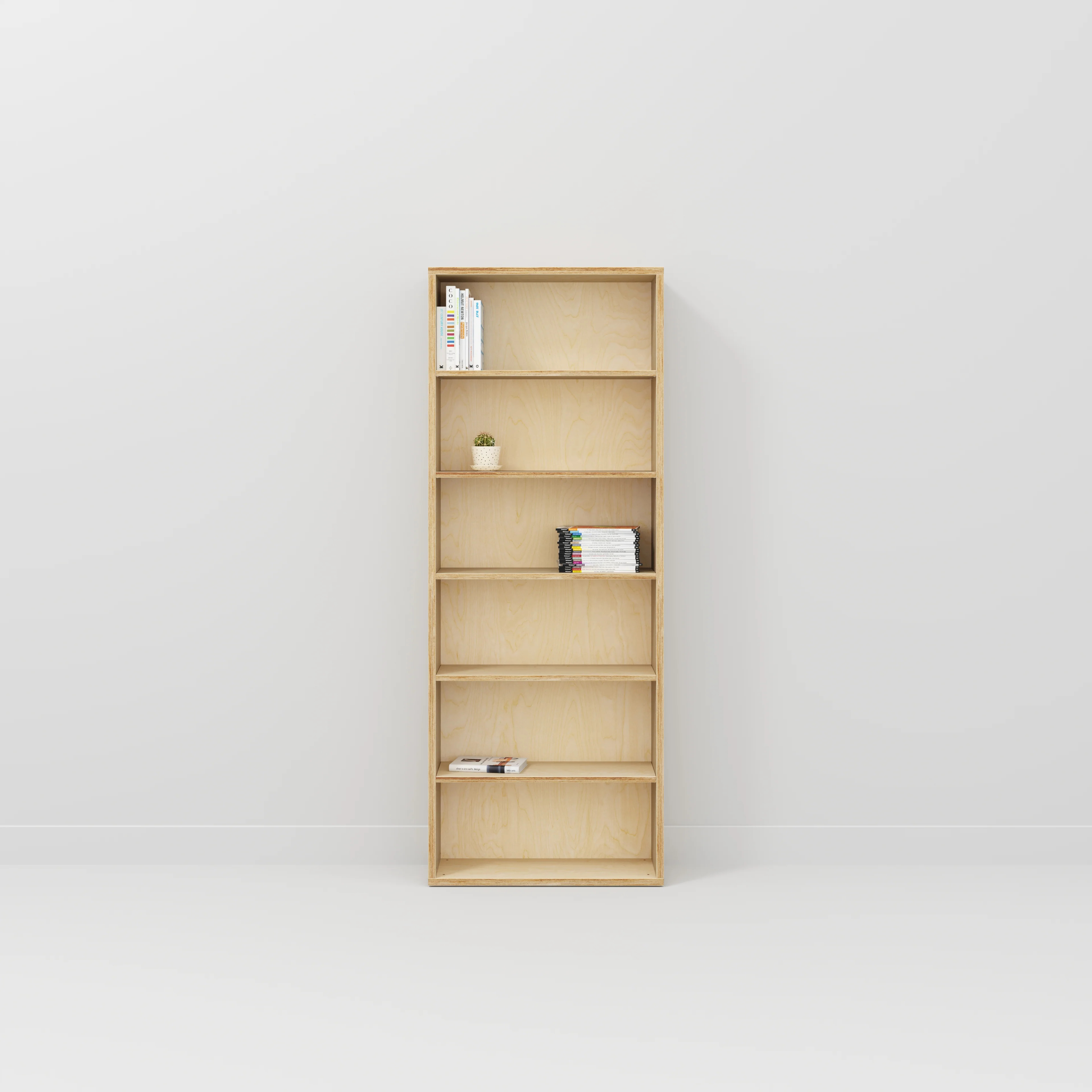 Plywood Bookshelves - Plywood Birch - 800(w) x 300(d) x 2100(h) - Image 2