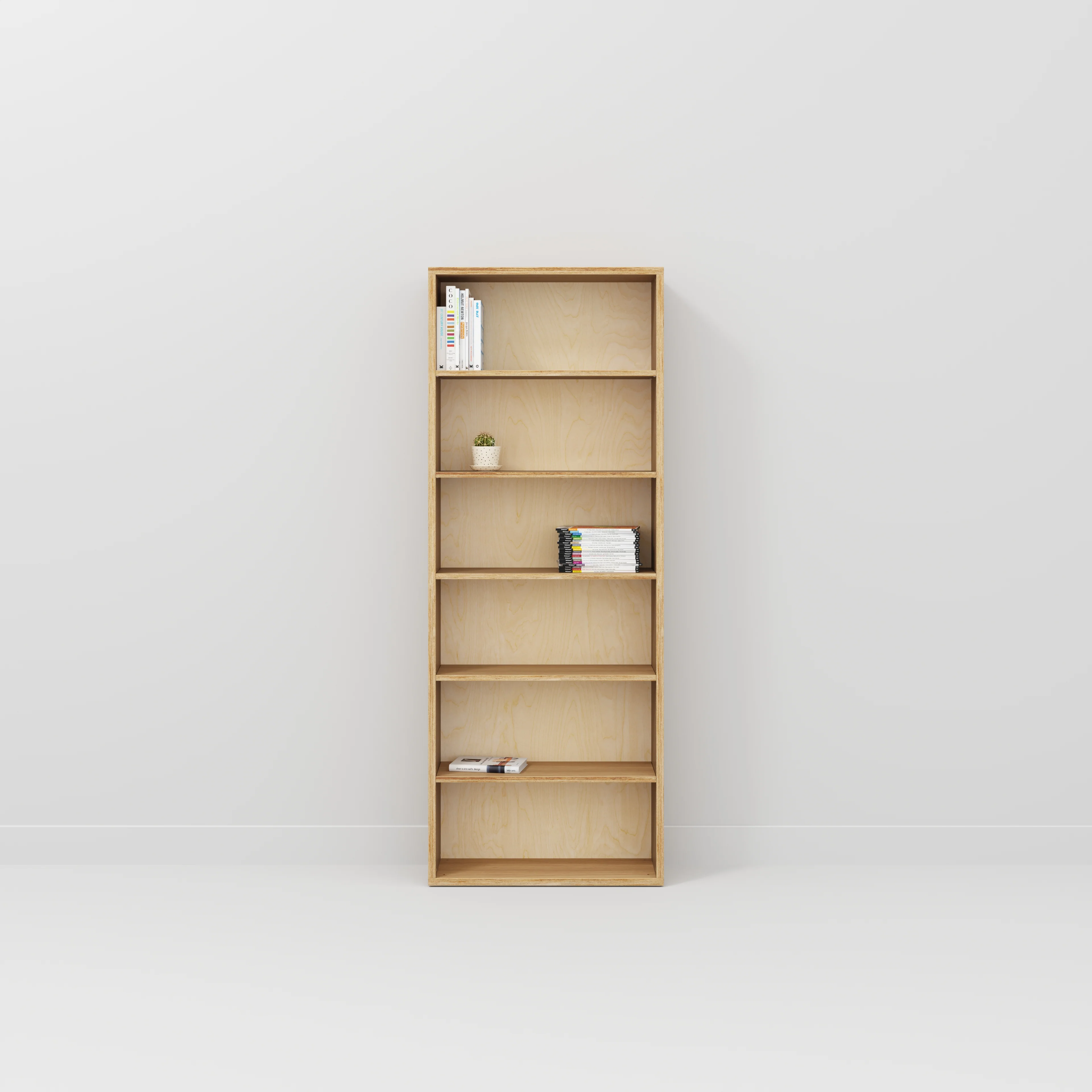 Plywood Bookshelves - Plywood Oak - 800(w) x 300(d) x 2100(h) - Image 2