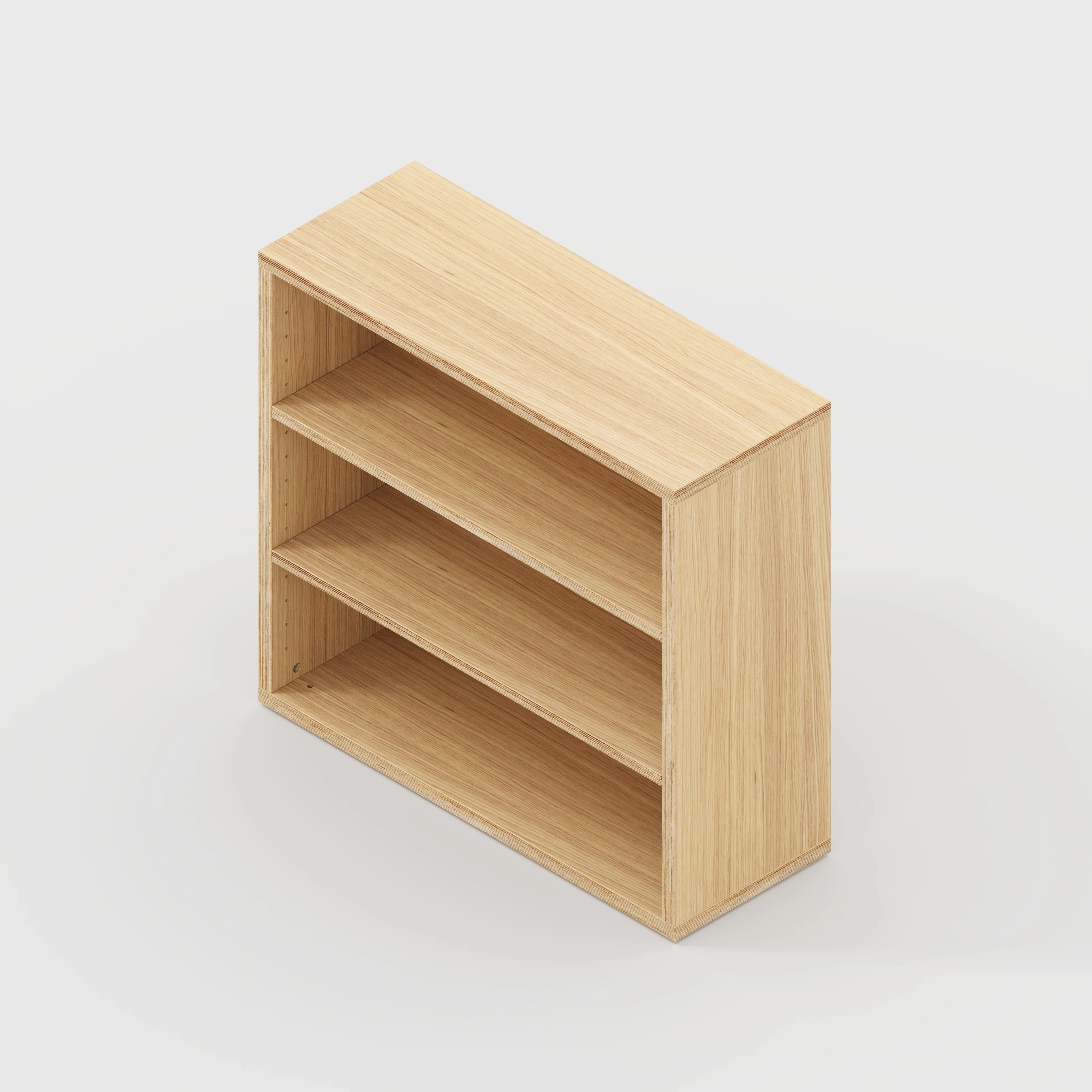 Plywood Bookshelves - Plywood Oak - 800(w) x 300(d) x 750(h) - Image 3