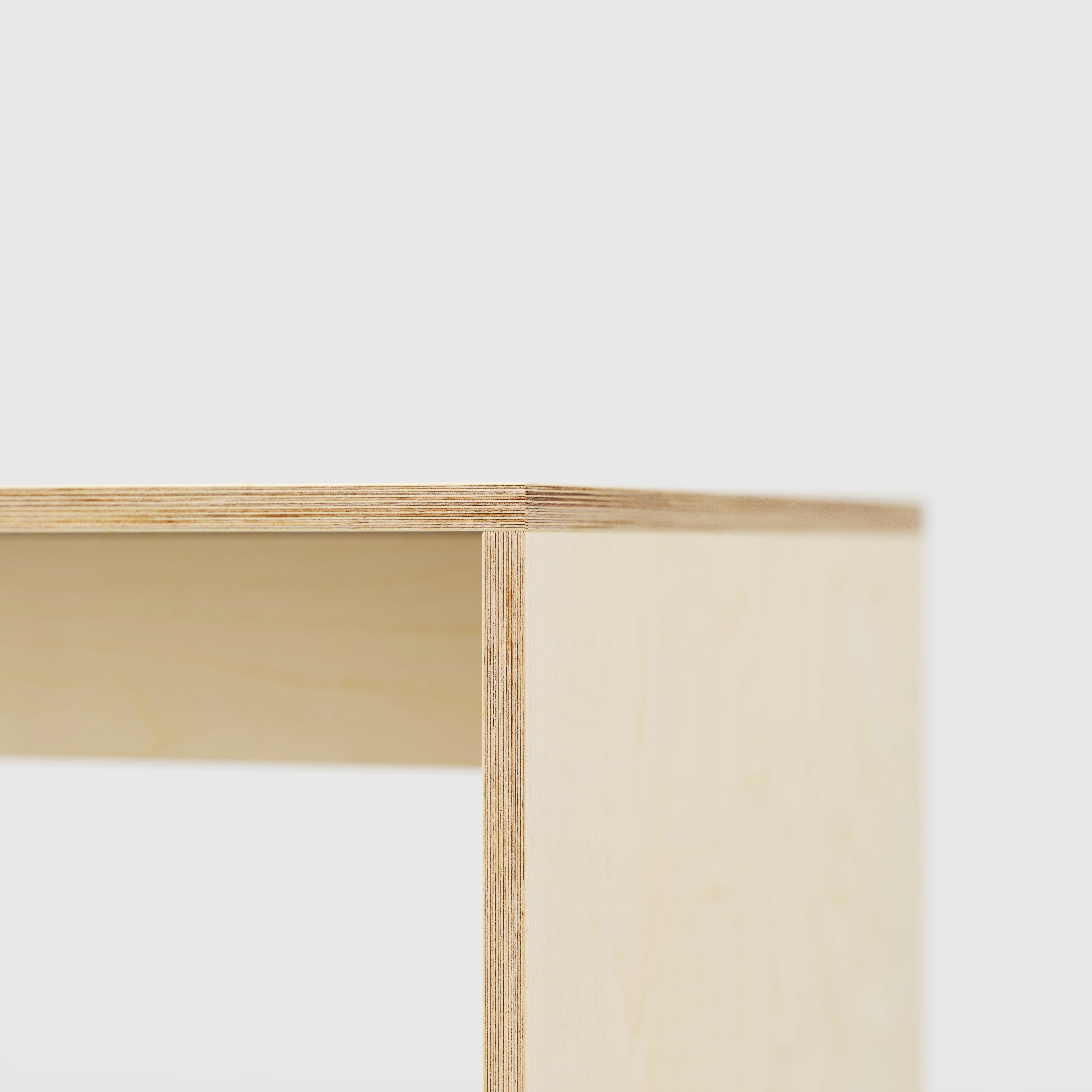 Plywood Coffee Table with Solid Sides - Plywood Birch - 800(w) x 800(d) - Image 4