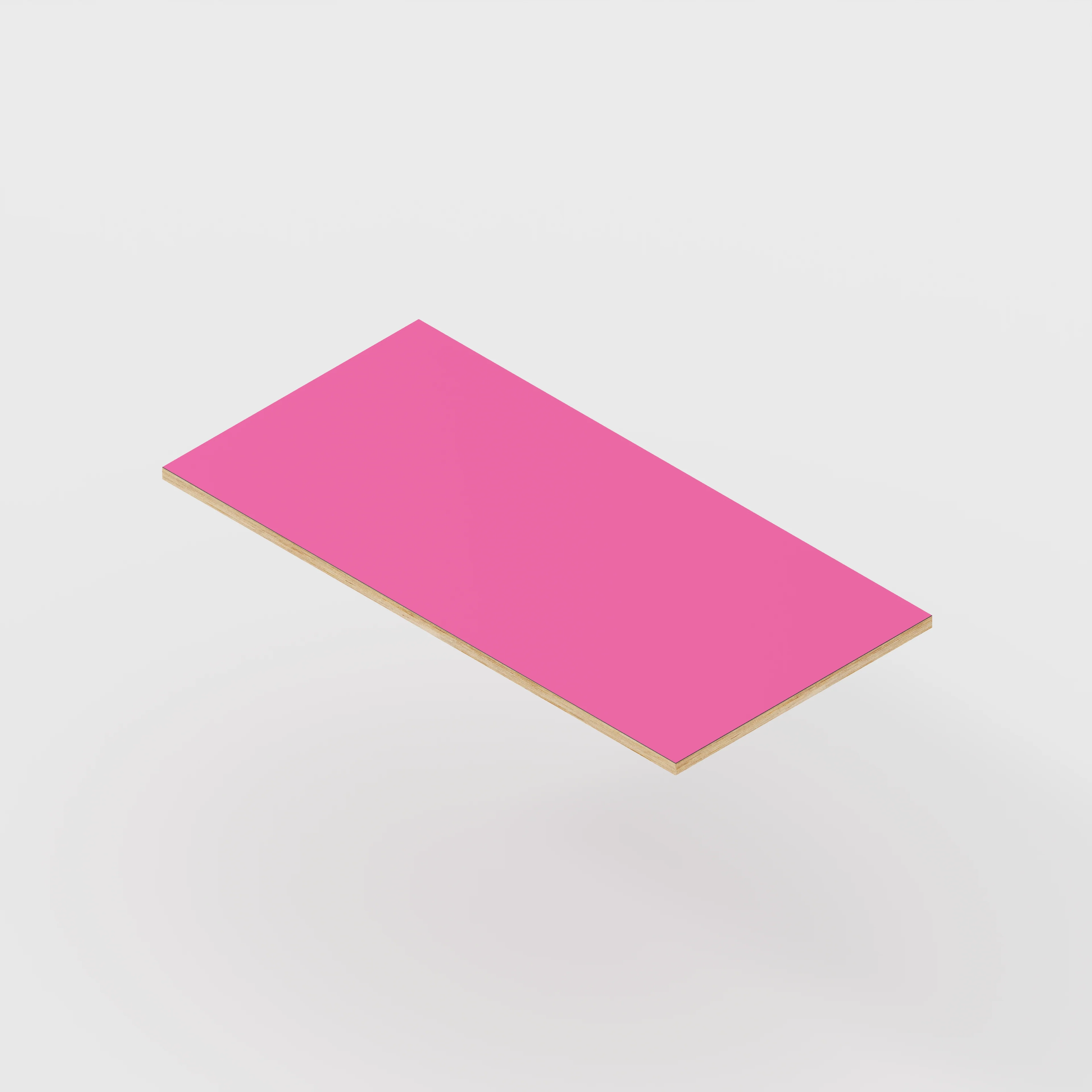 Plywood Desktop - Formica Juicy Pink - 1200(w) x 600(d) - Image 4