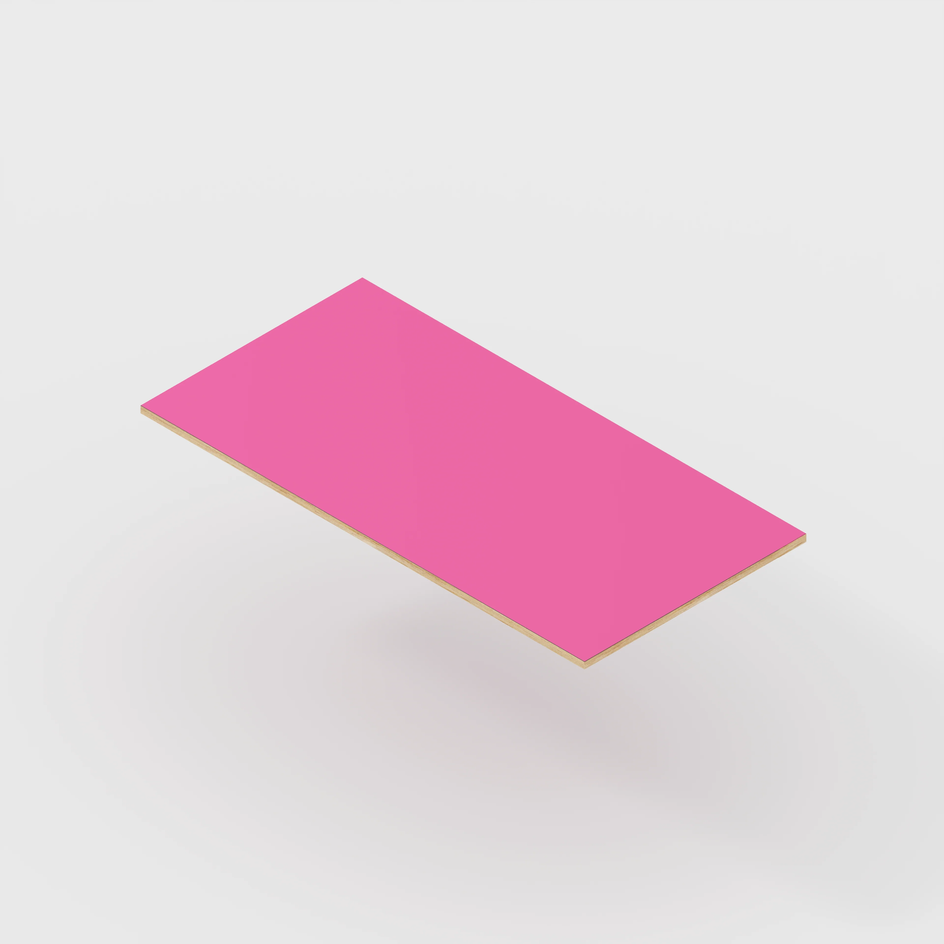 Plywood Desktop - Formica Juicy Pink - 1600(w) x 800(d) - Image 4