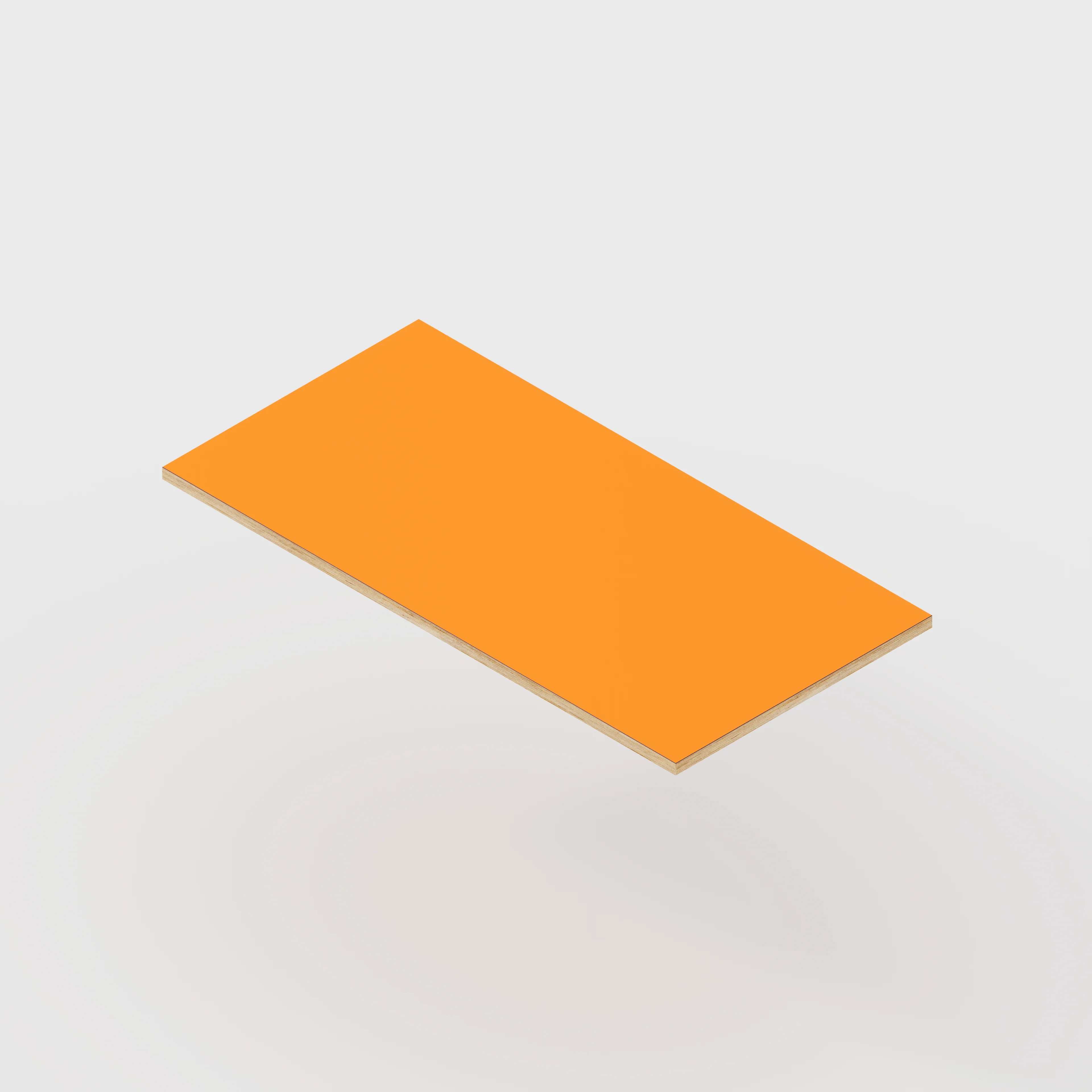 Plywood Desktop - Formica Levante Orange- 1200(w) x 600(d) - Image 4