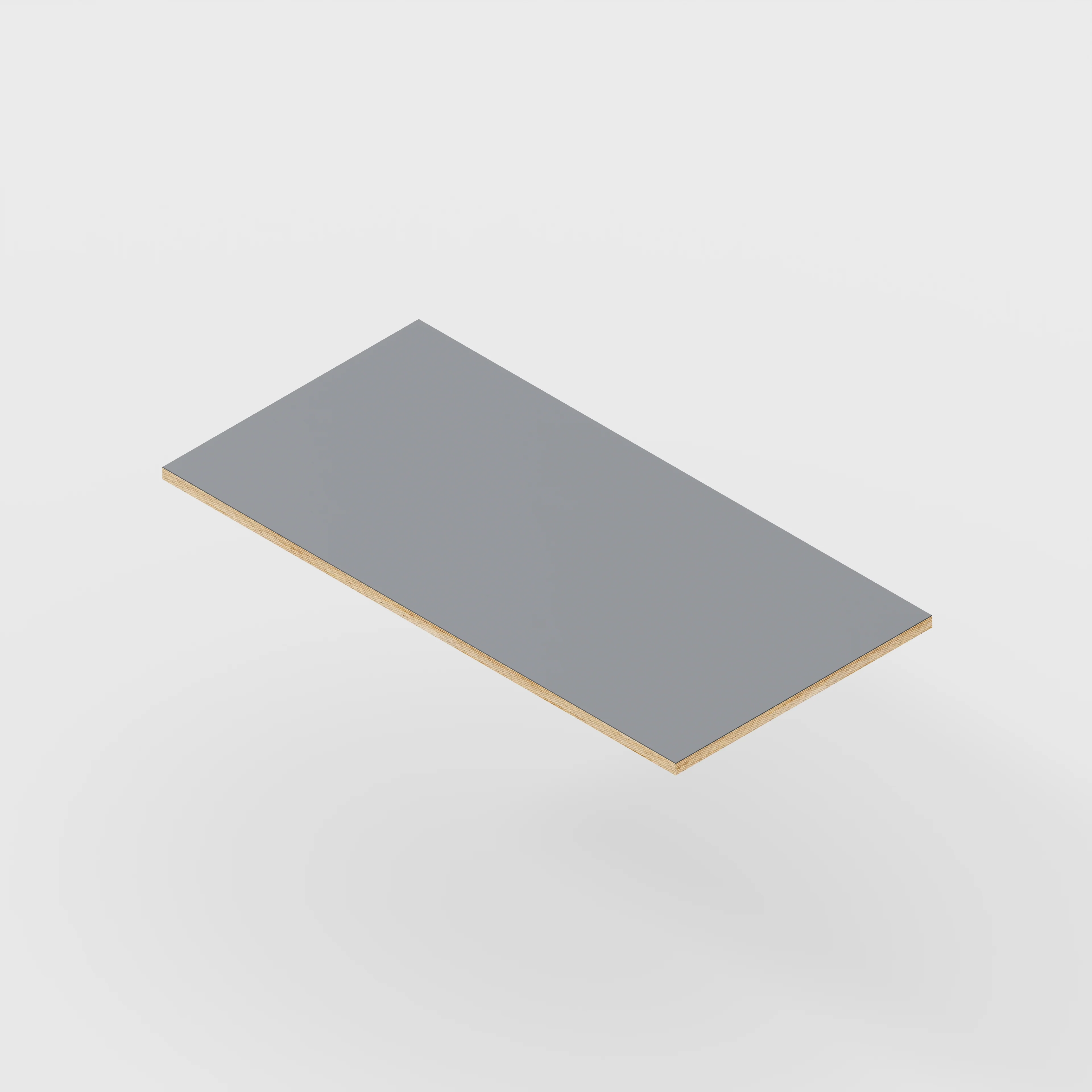 Plywood Desktop - Formica Tornado Grey - 1200(w) x 600(d) - Image 4