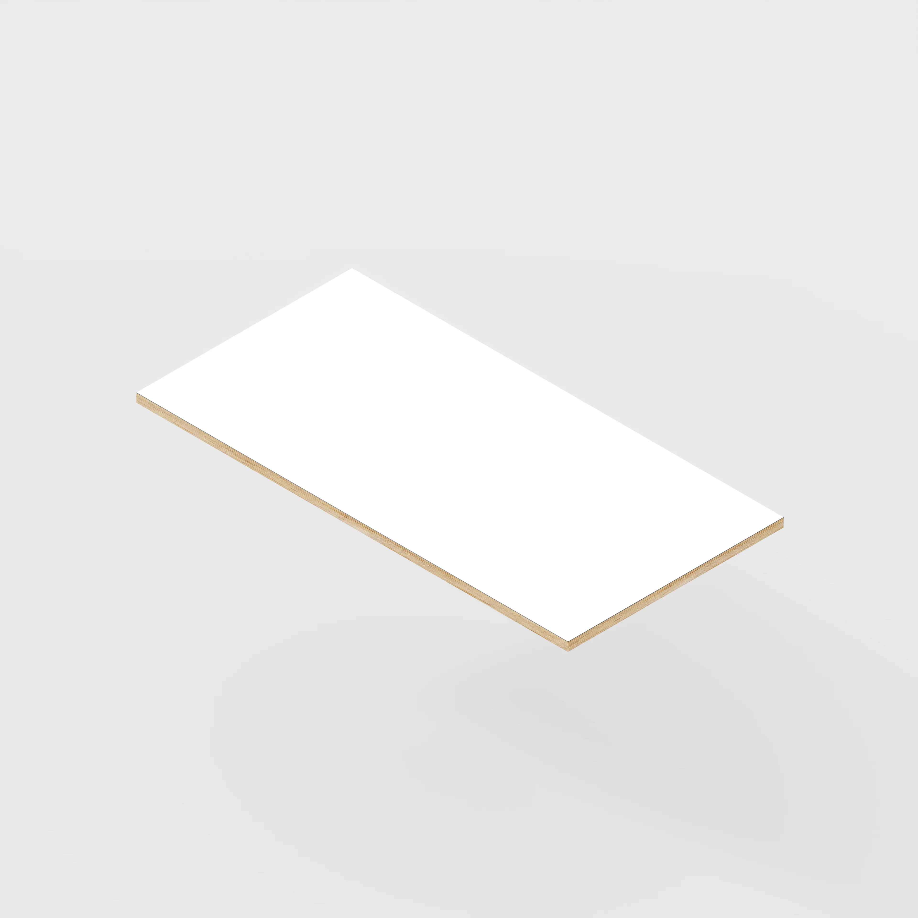 Plywood Desktop - Formica White - 1200(w) x 600(d) - Image 4