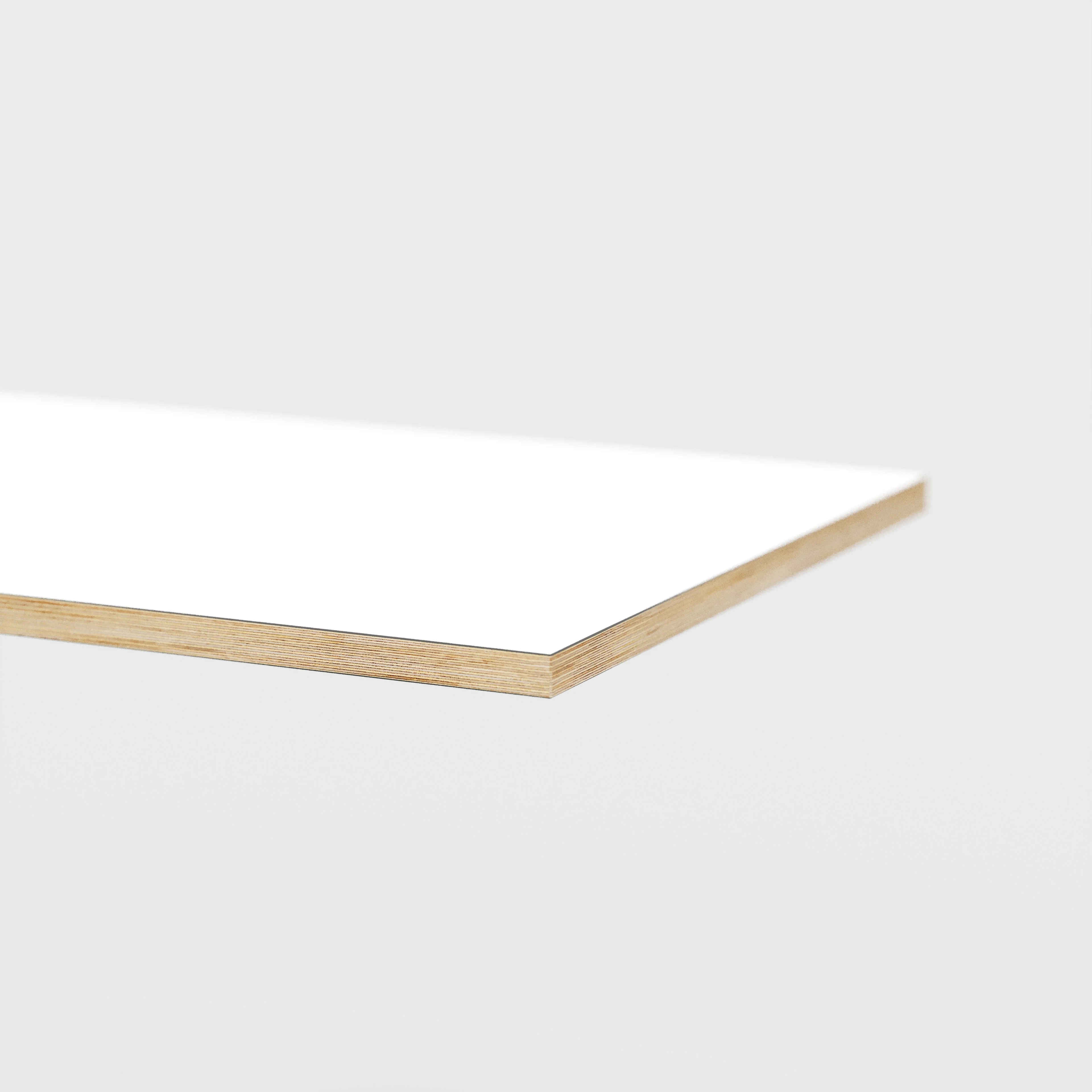 Plywood Desktop - Formica White - 1600(w) x 800(d) - Image 3