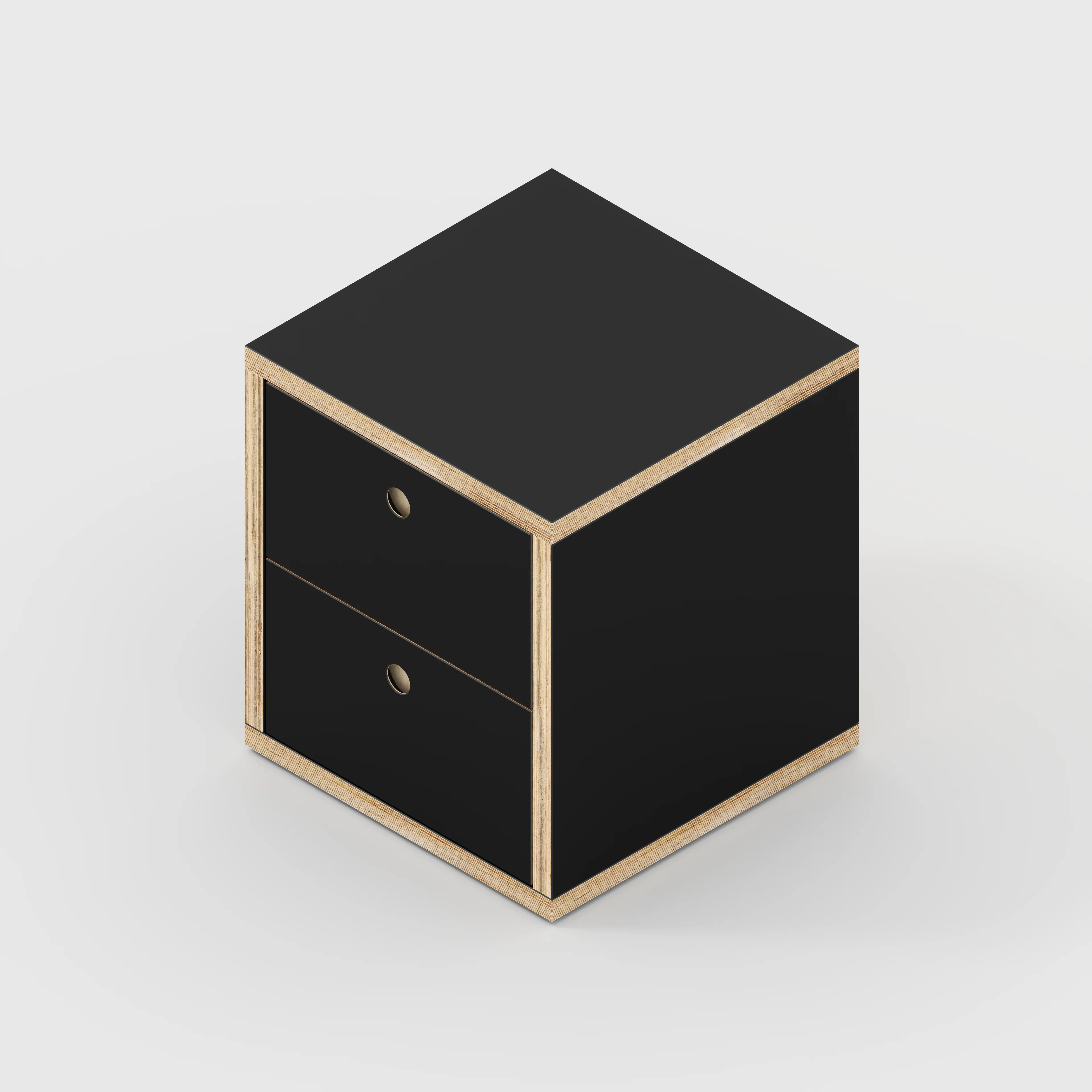 Plywood Drawer Unit - Formica Diamond Black - 400(w) x 400(d) x 450(h) - Image 4