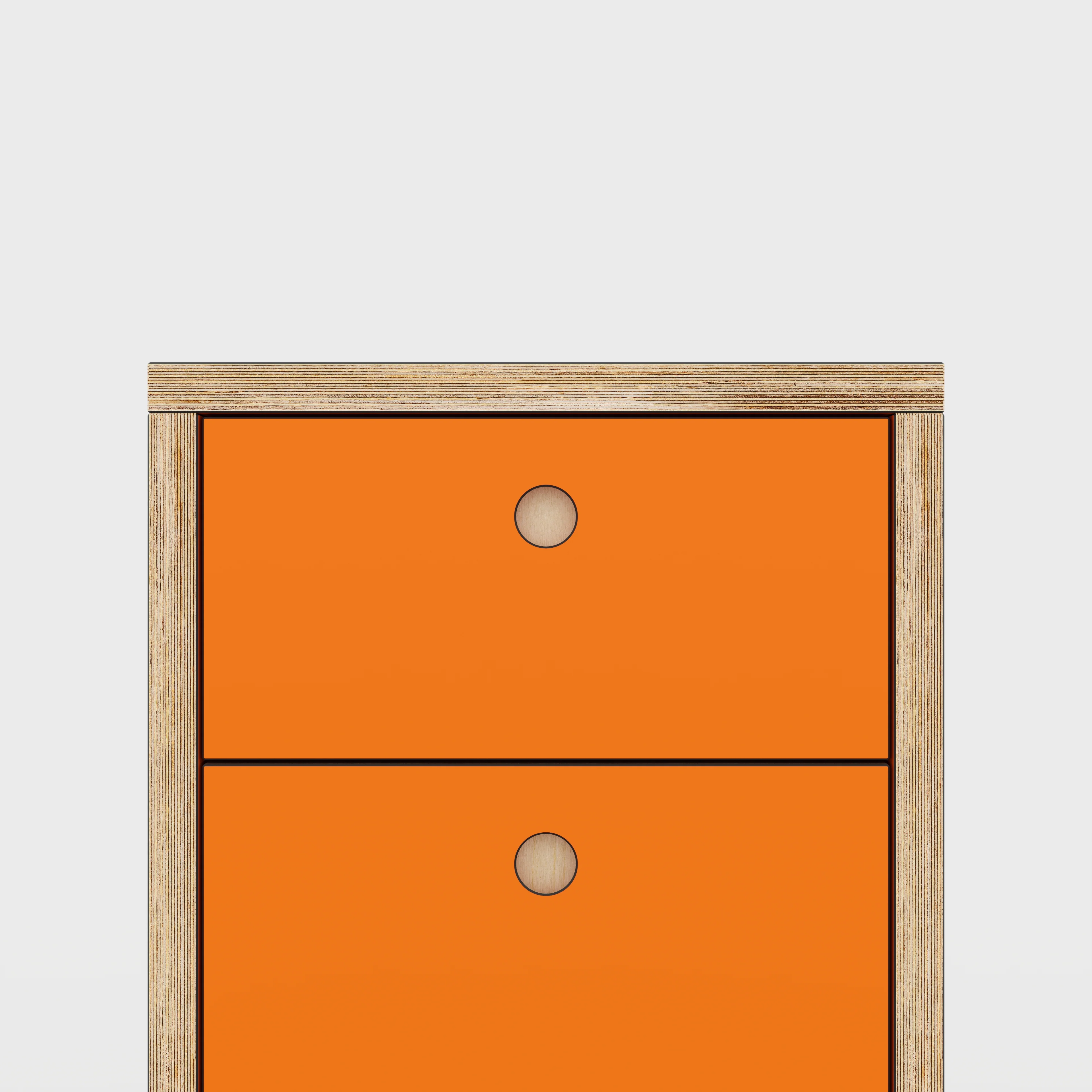Plywood Drawer Unit - Formica Levante Orange - 400(w) x 400(d) x 450(h) - Image 3