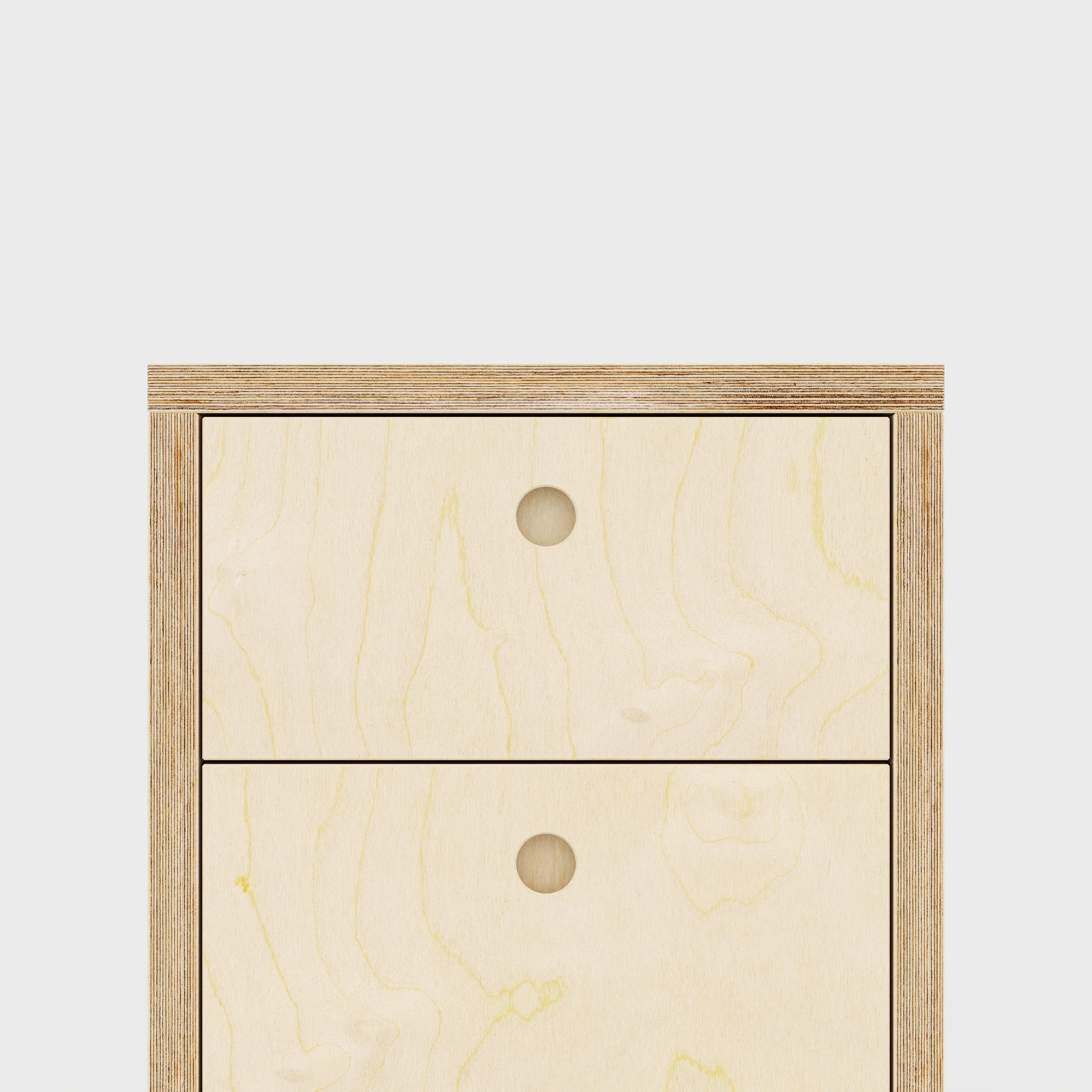 Plywood Drawer Unit - Plywood Birch - 400(w) x 600(d) x 750(h) - Image 3