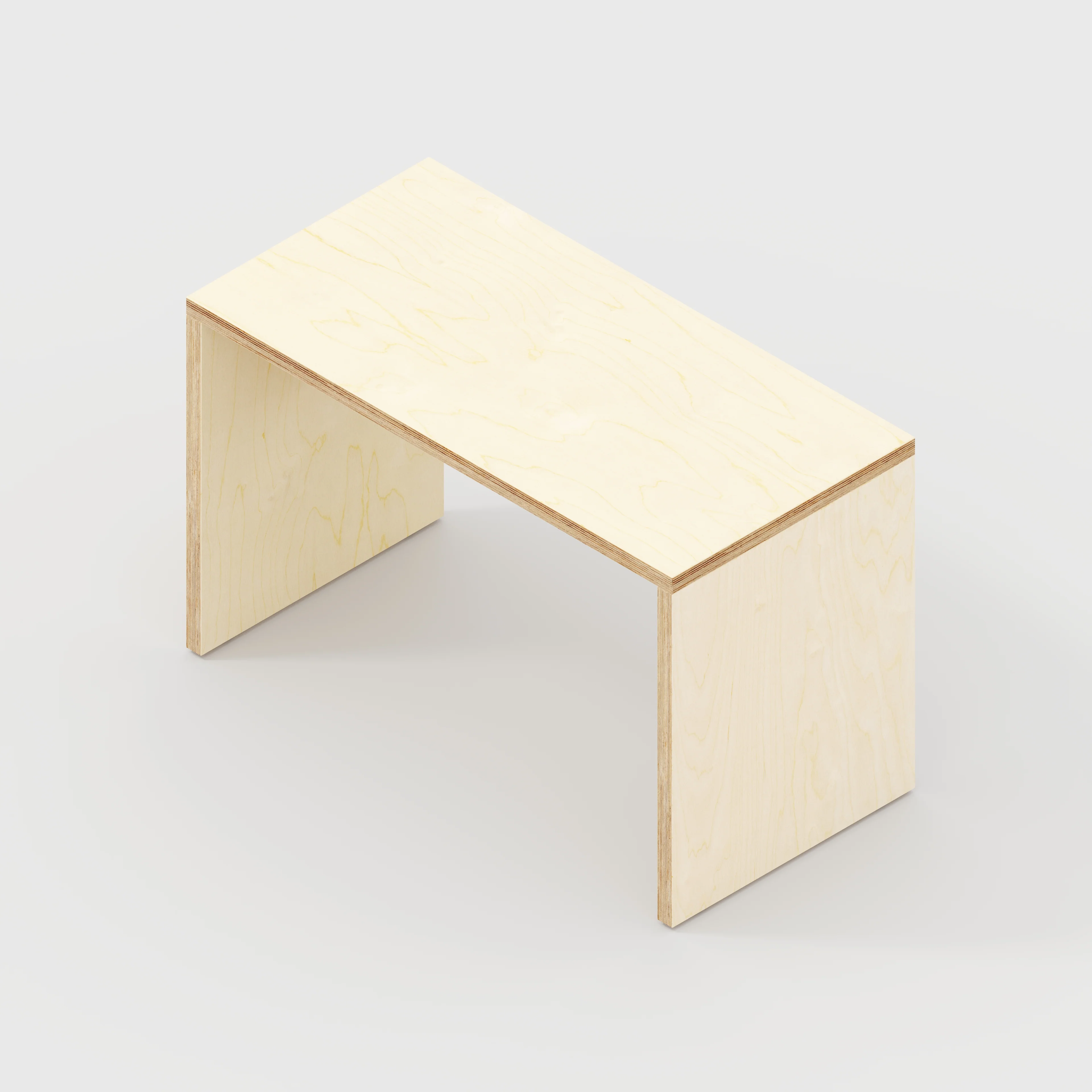 Plywood Kids Desk with Solid Sides - Plywood Birch - 800(w) x 400(d) x 500(h) - Image 5