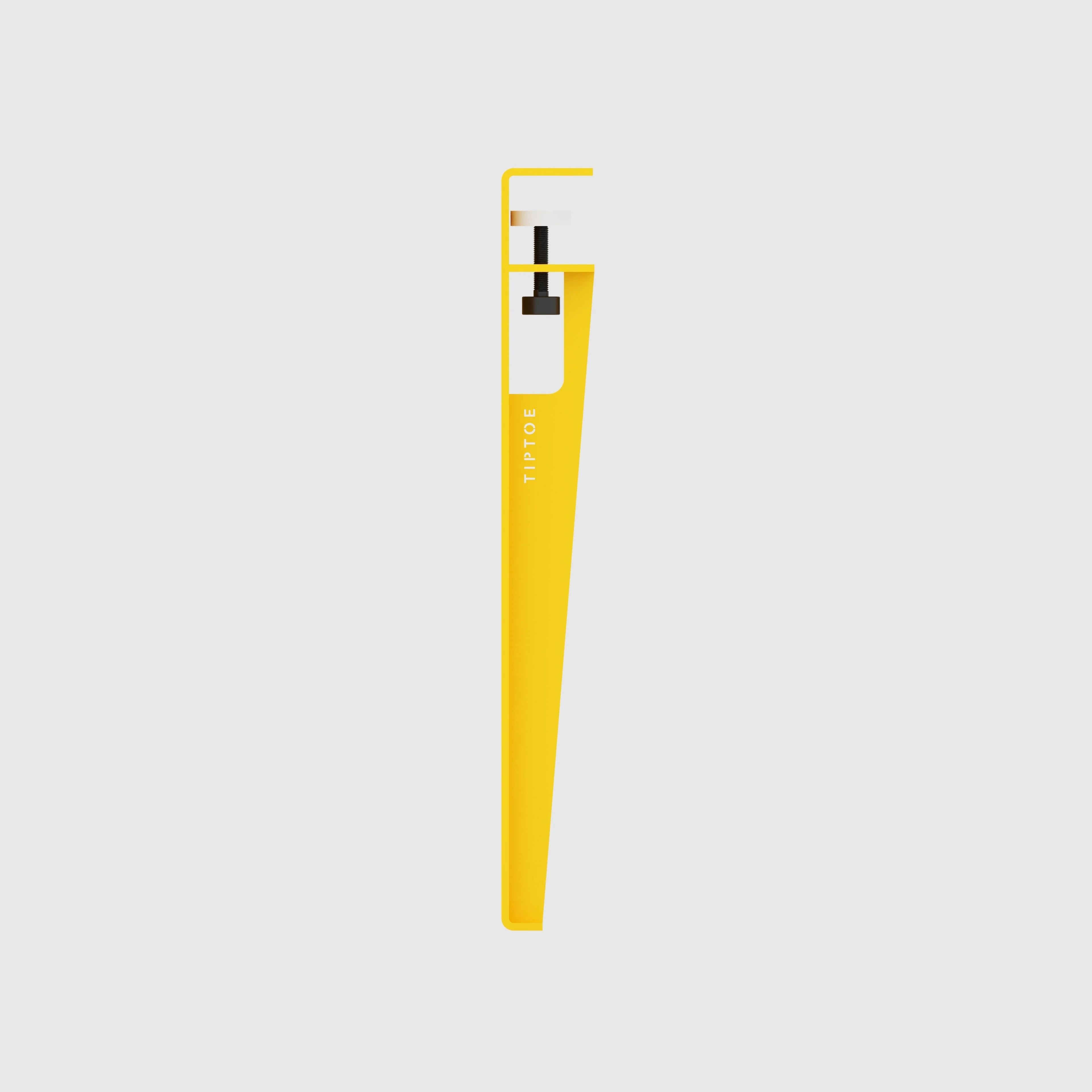 Plywood Kids Desk with Sun Yellow Tiptoe Legs - Plywood Birch - 800(w) x 400(d) x 500(h) - Image 4