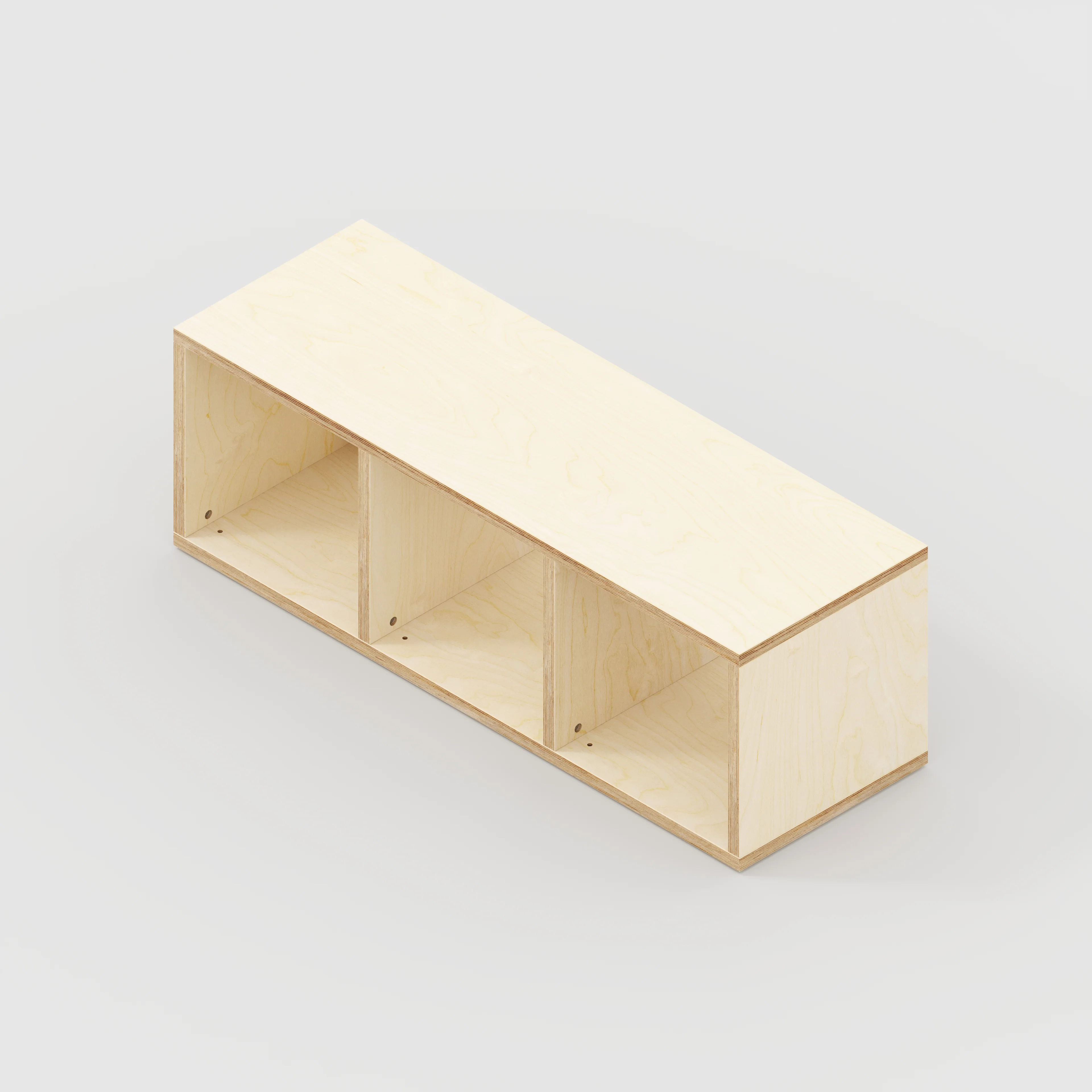 Plywood Open Shelves - Plywood Birch - 1200(w) x 400(d) x 400(h) - Image 3