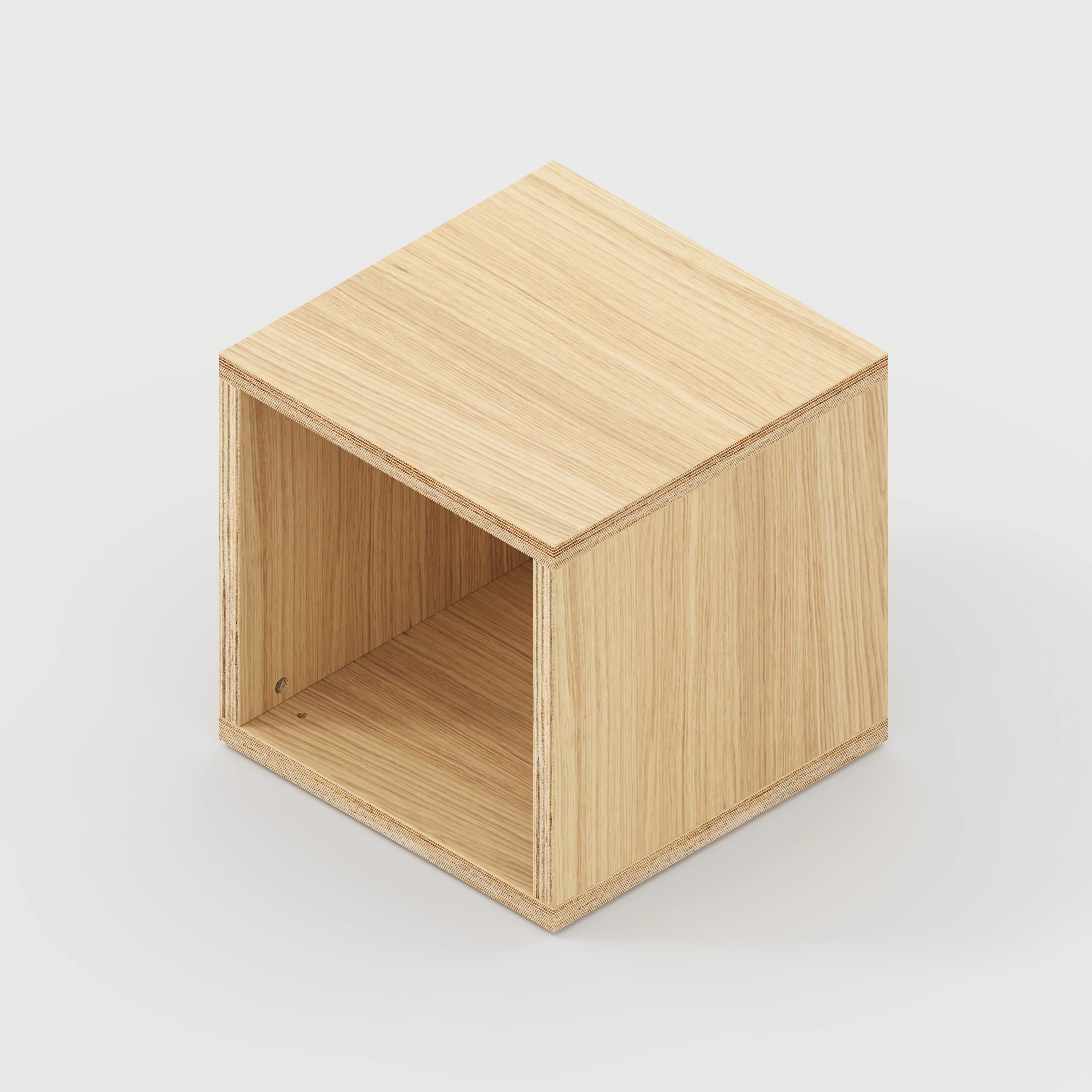 Plywood Open Shelves - Plywood Oak - 400(w) x 400(d) x 400(h) - Image 3