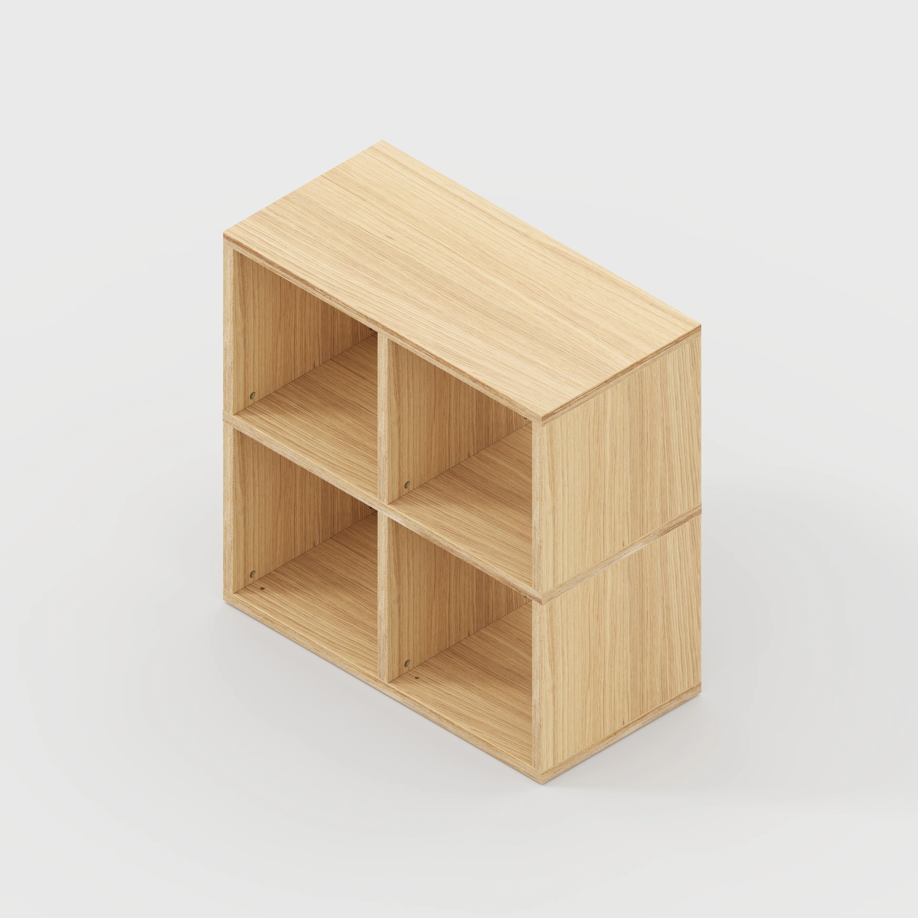 Plywood Open Shelves - Plywood Oak - 800(w) x 400(d) x 800(h) - Image 3