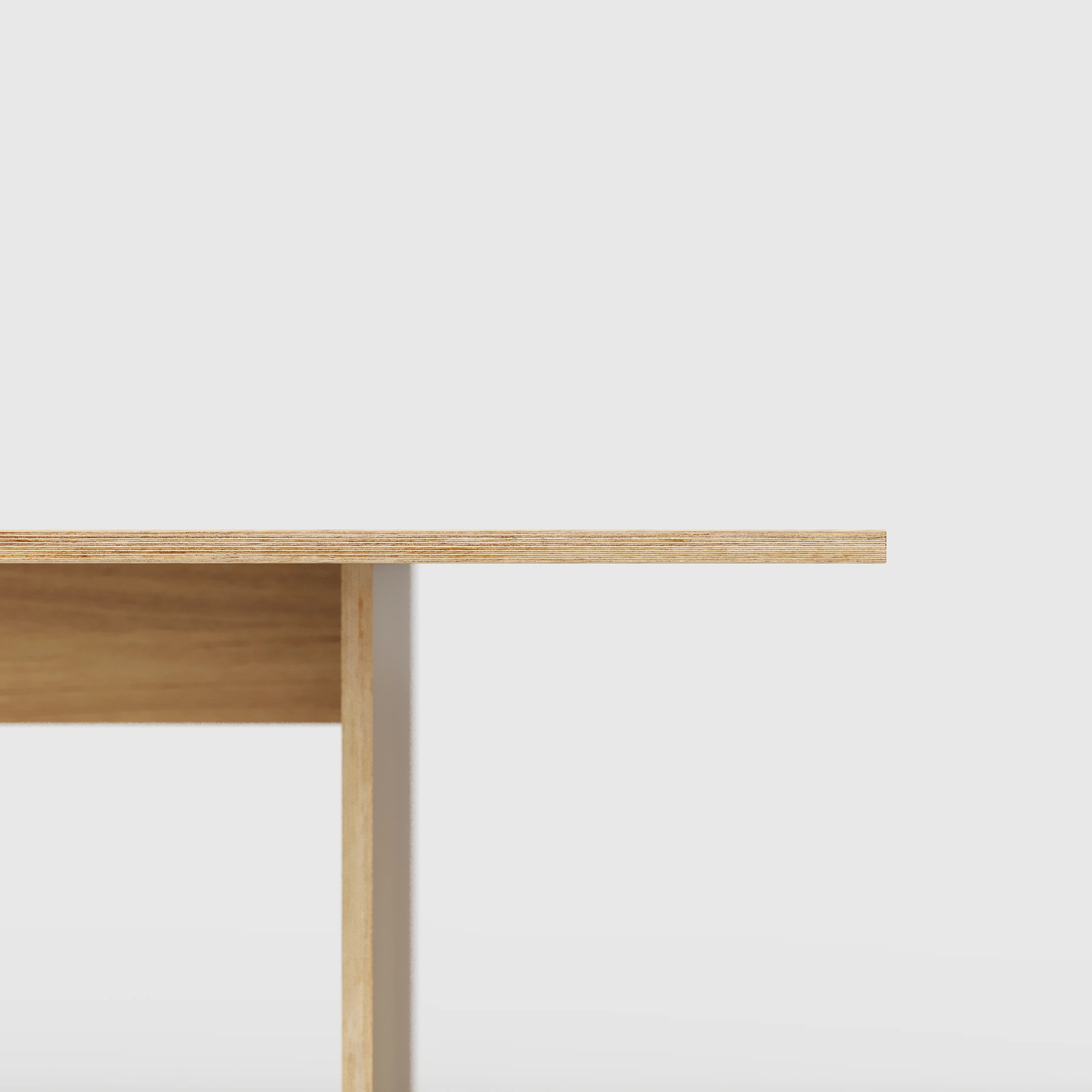 Plywood Platform Table - Plywood Oak - 2400(w) x 1200(d) x 750(h) - Image 4