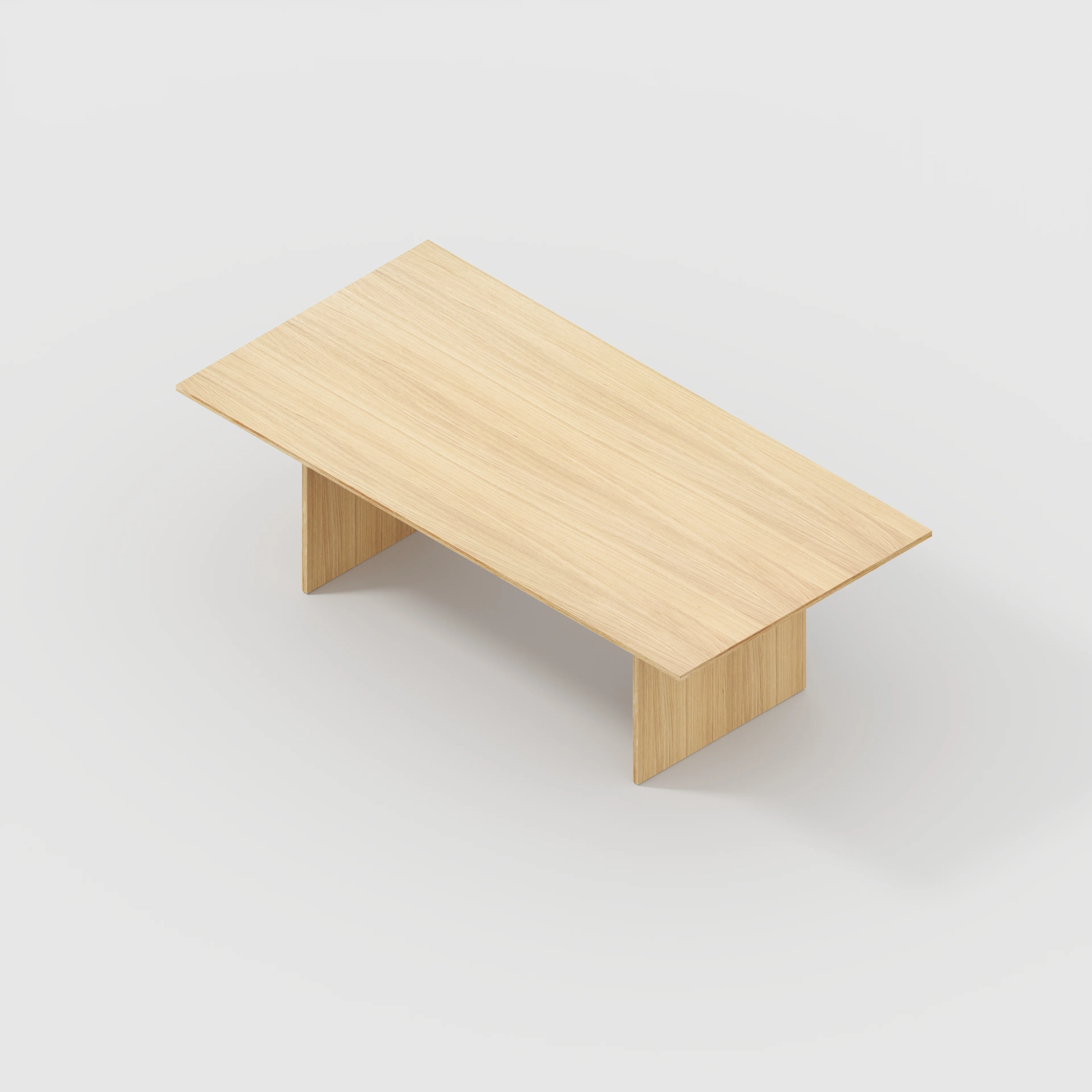 Plywood Platform Table - Plywood Oak - 2400(w) x 1200(d) x 750(h) - Image 5