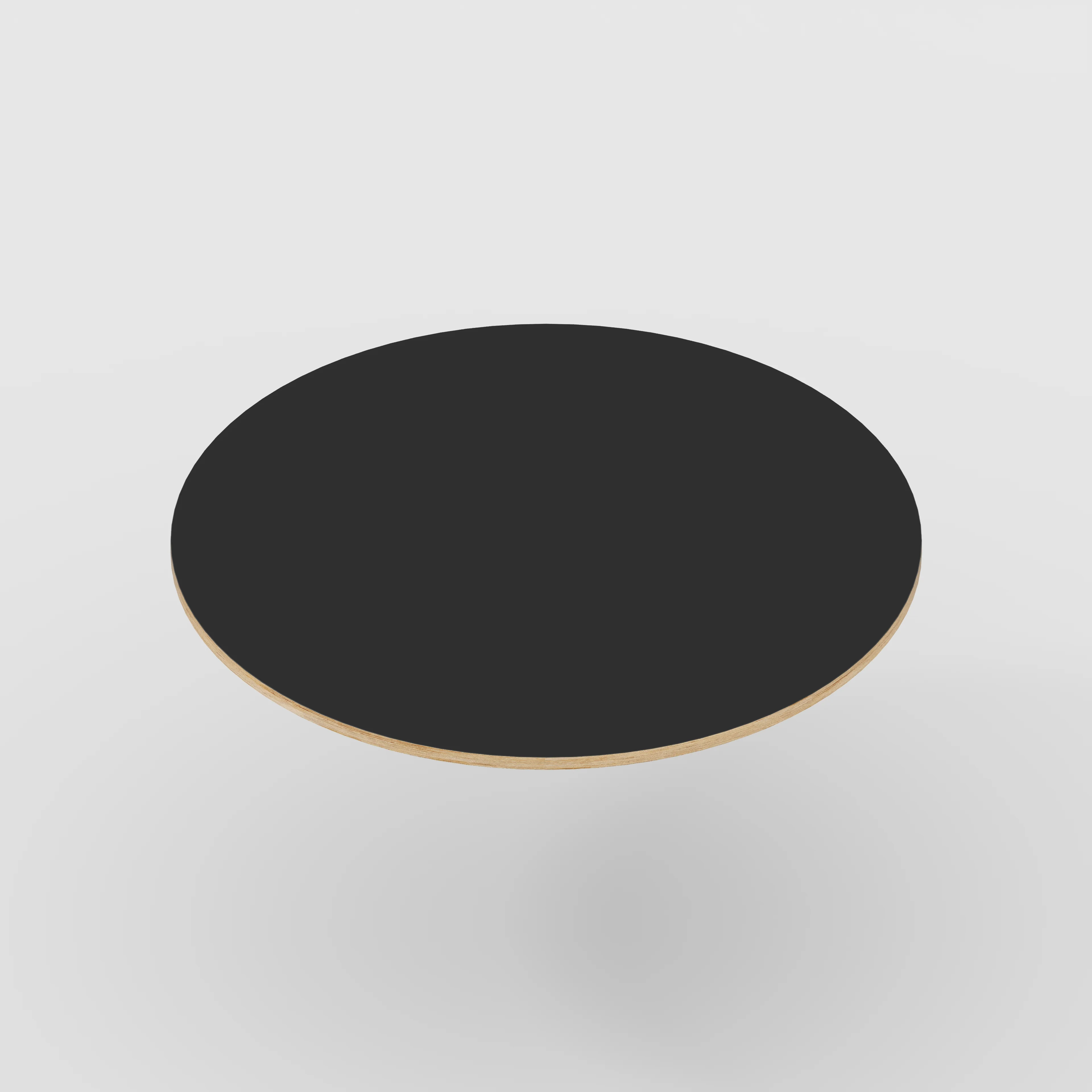 Plywood Round Tabletop - Formica Diamond Black - 1200(dia) - Image 4