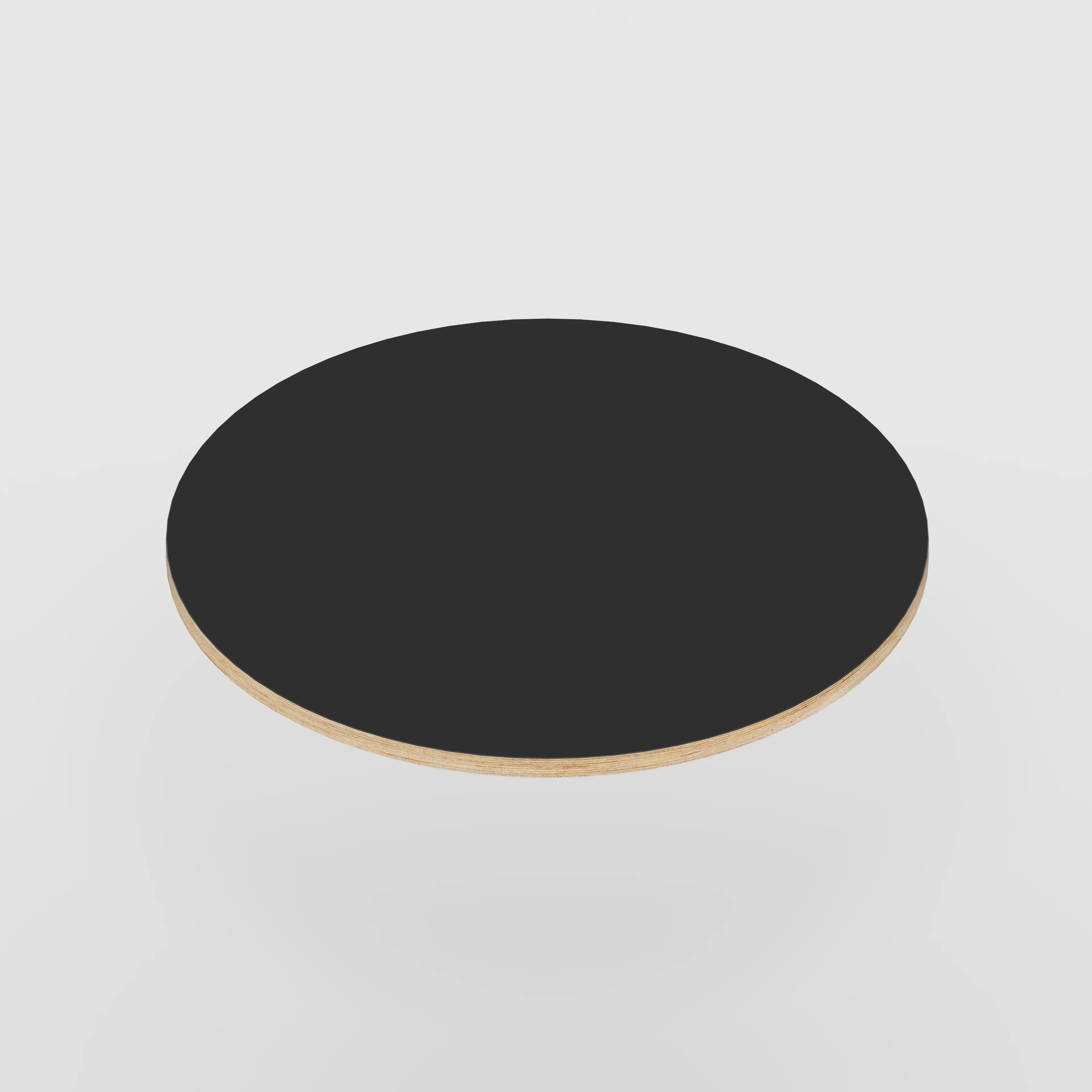 Plywood Round Tabletop - Formica Diamond Black - 800(dia) - Image 4