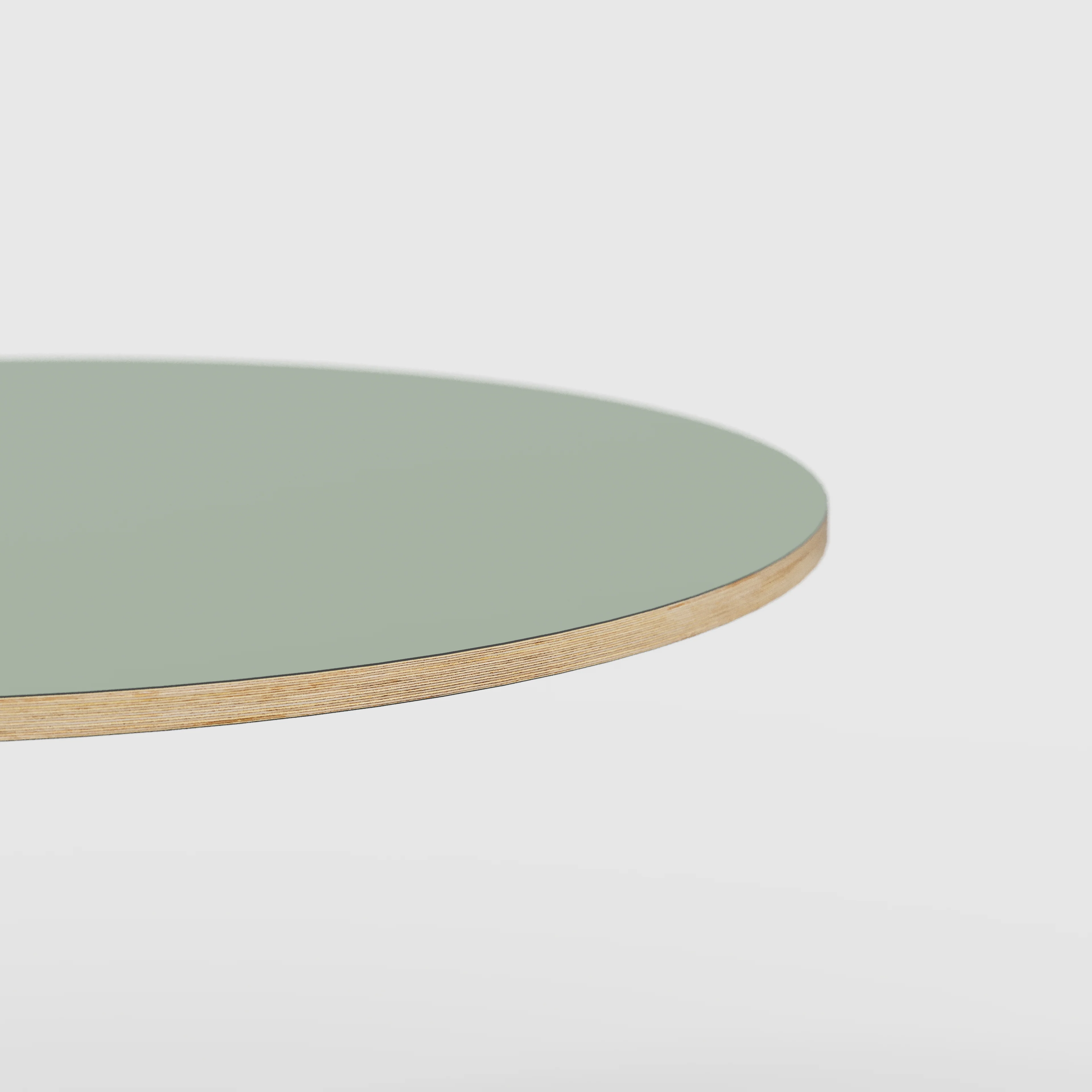 Plywood Round Tabletop - Formica Green Slate - 1200(dia) - Image 3