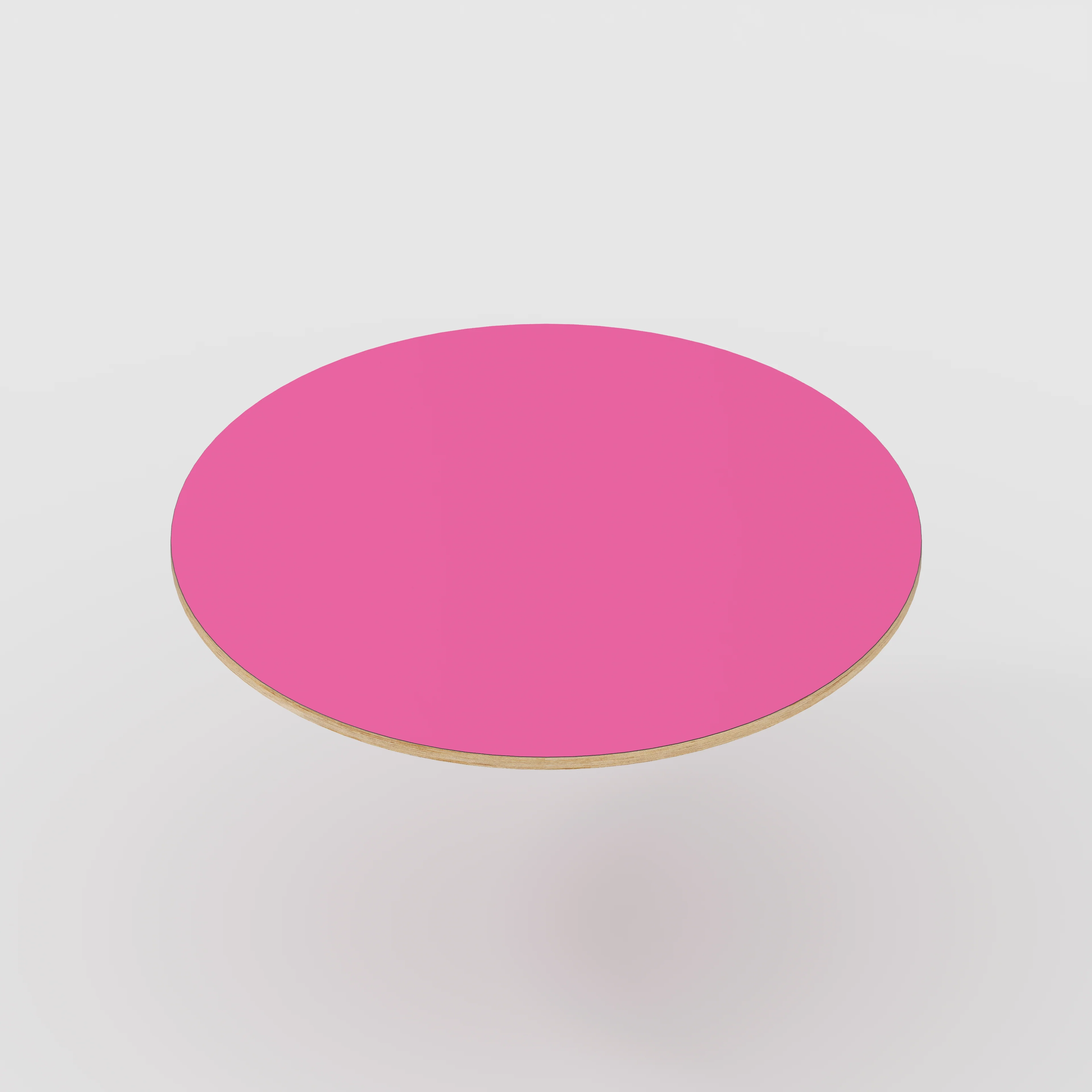 Plywood Round Tabletop - Formica Juicy Pink - 1200(dia) - Image 4