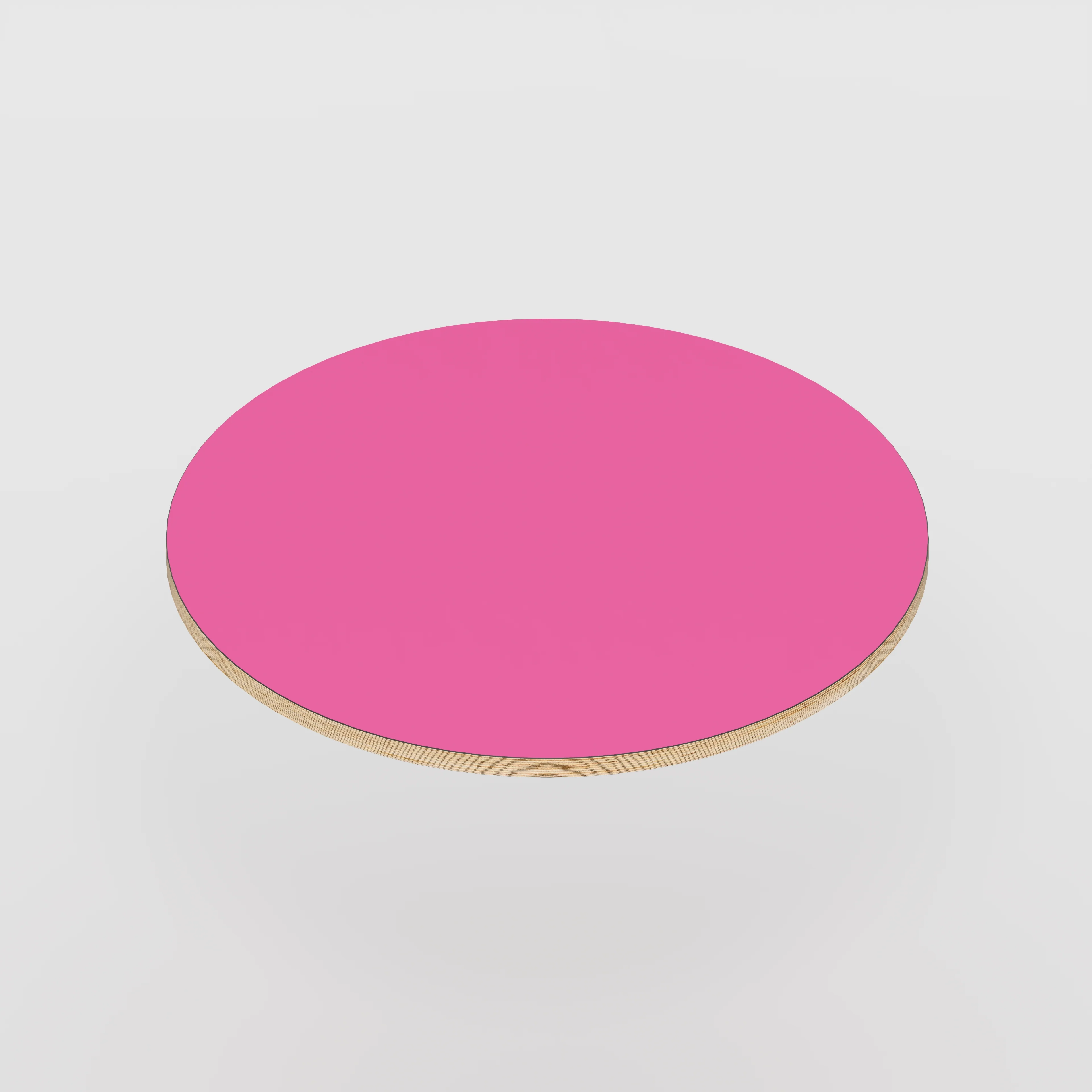 Plywood Round Tabletop - Formica Juicy Pink - 800(dia) - Image 4