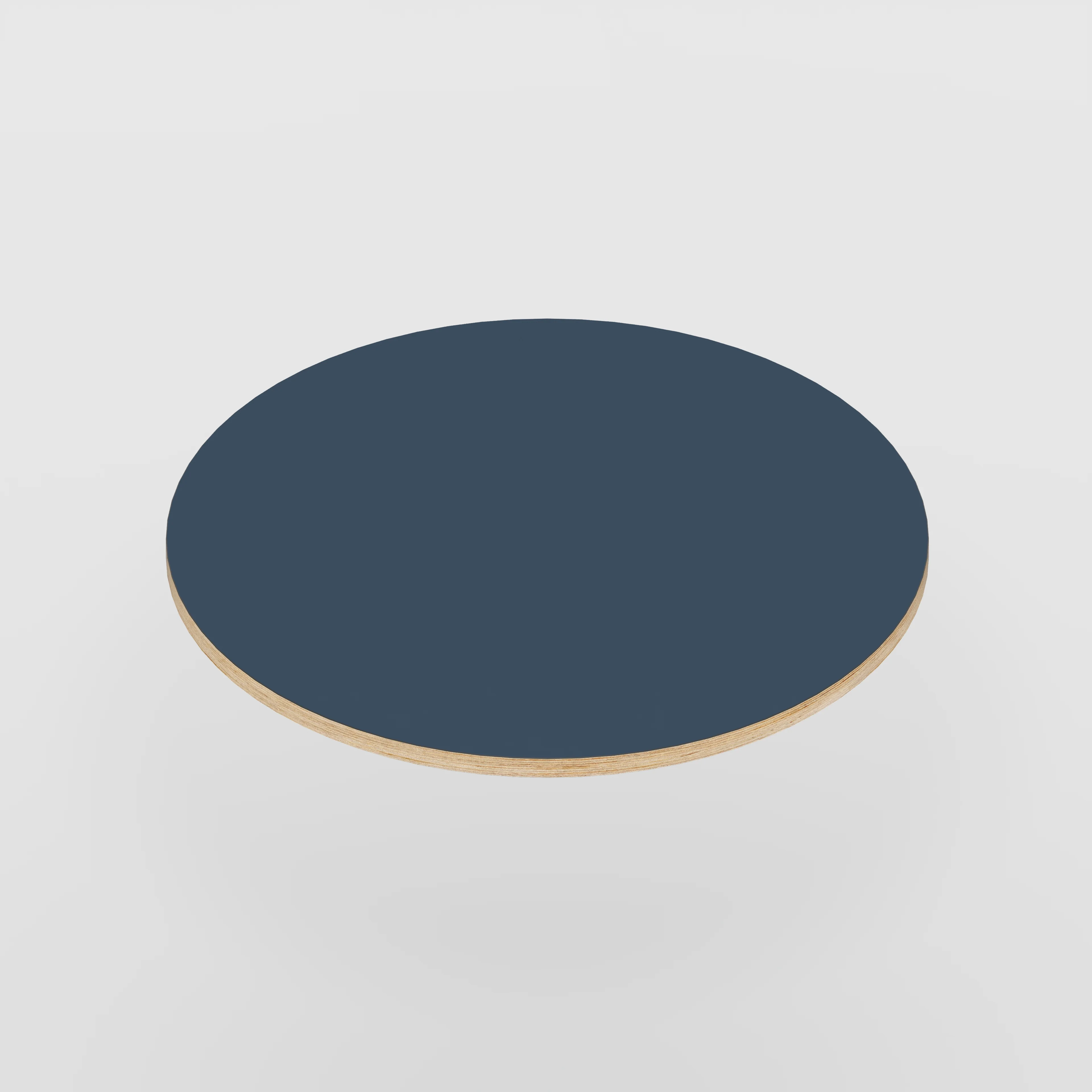 Plywood Round Tabletop - Formica Night Sea Blue - 800(dia) - Image 4