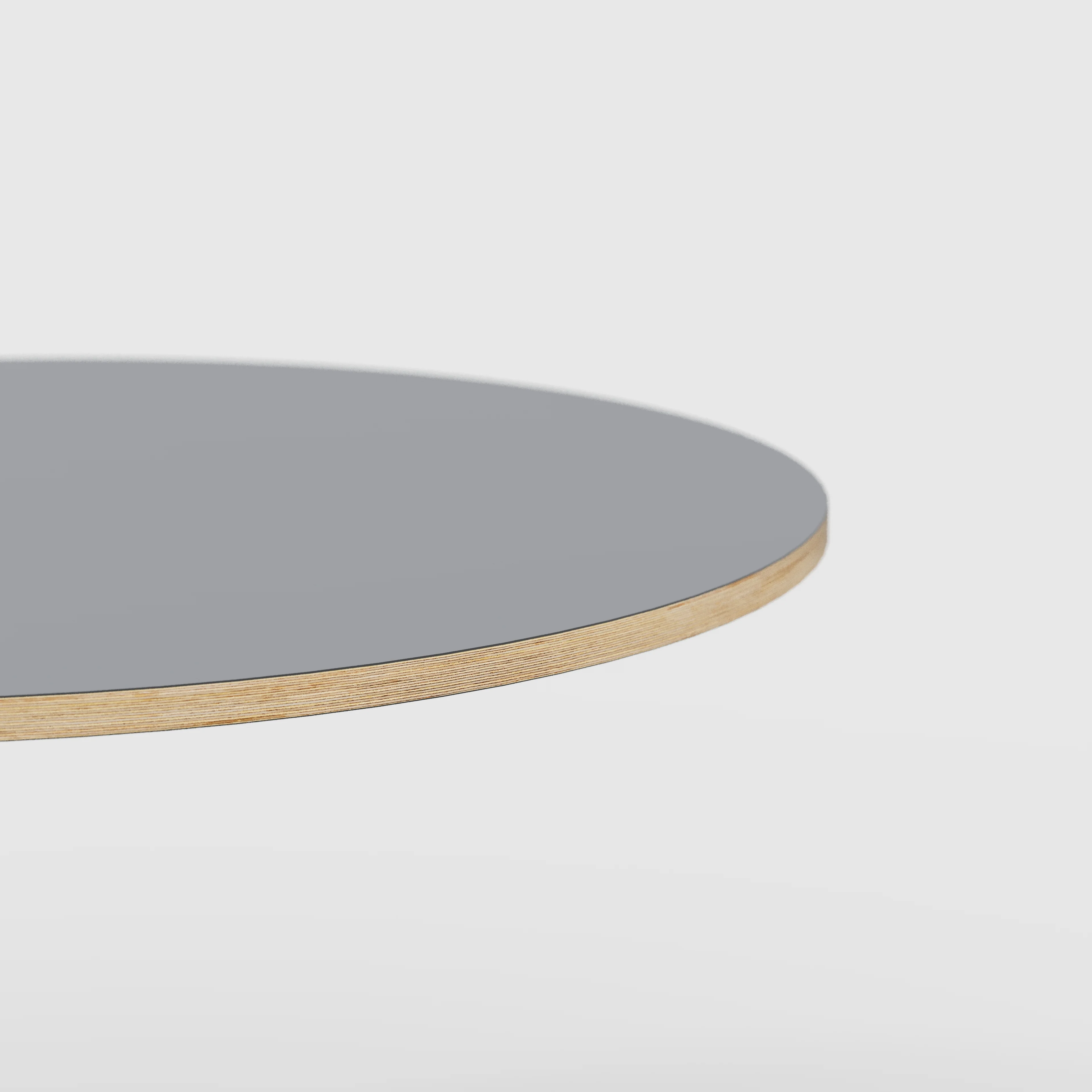 Plywood Round Tabletop - Formica Tornado Grey - 1200(dia) - Image 3