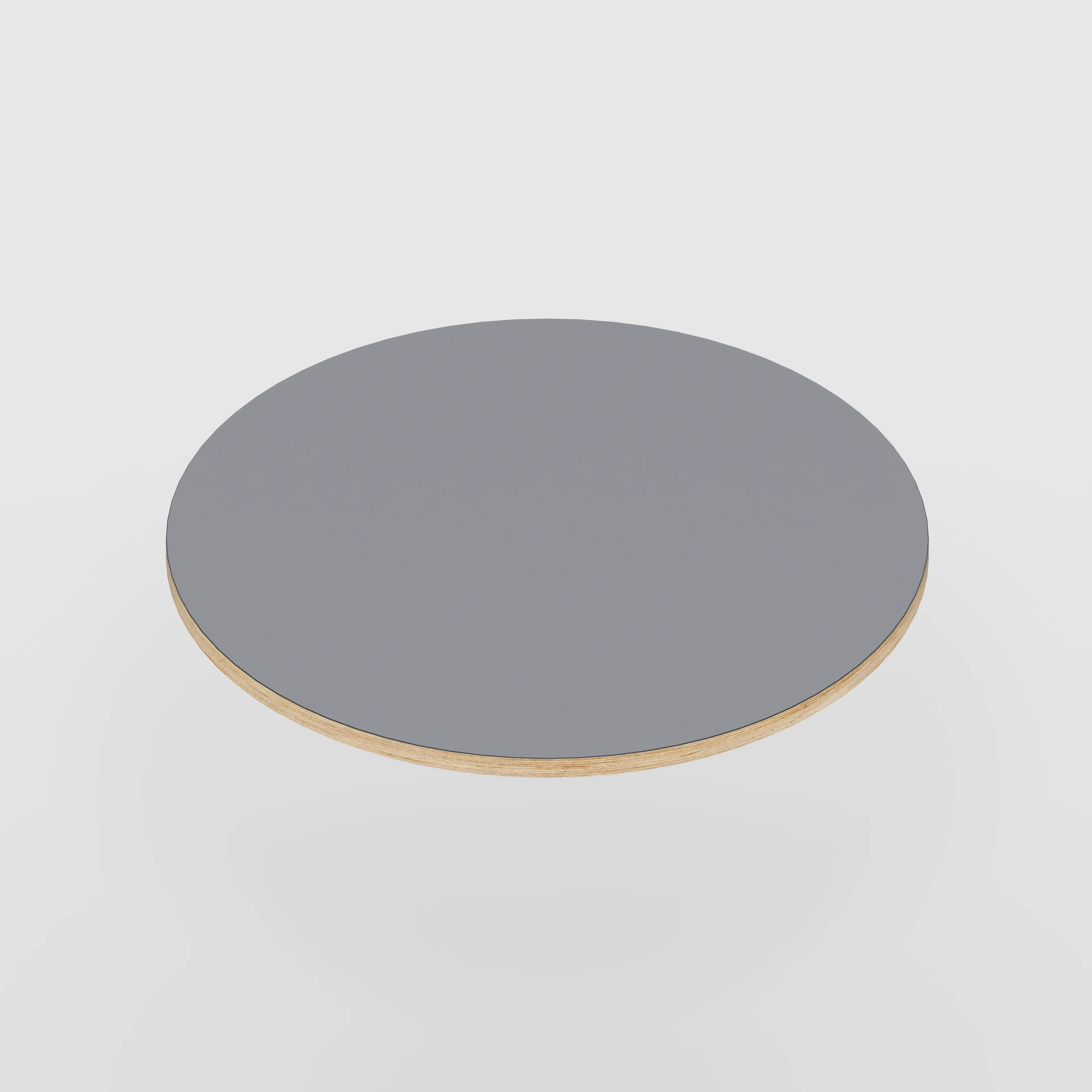 Plywood Round Tabletop - Formica Tornado Grey - 800(dia) - Image 4