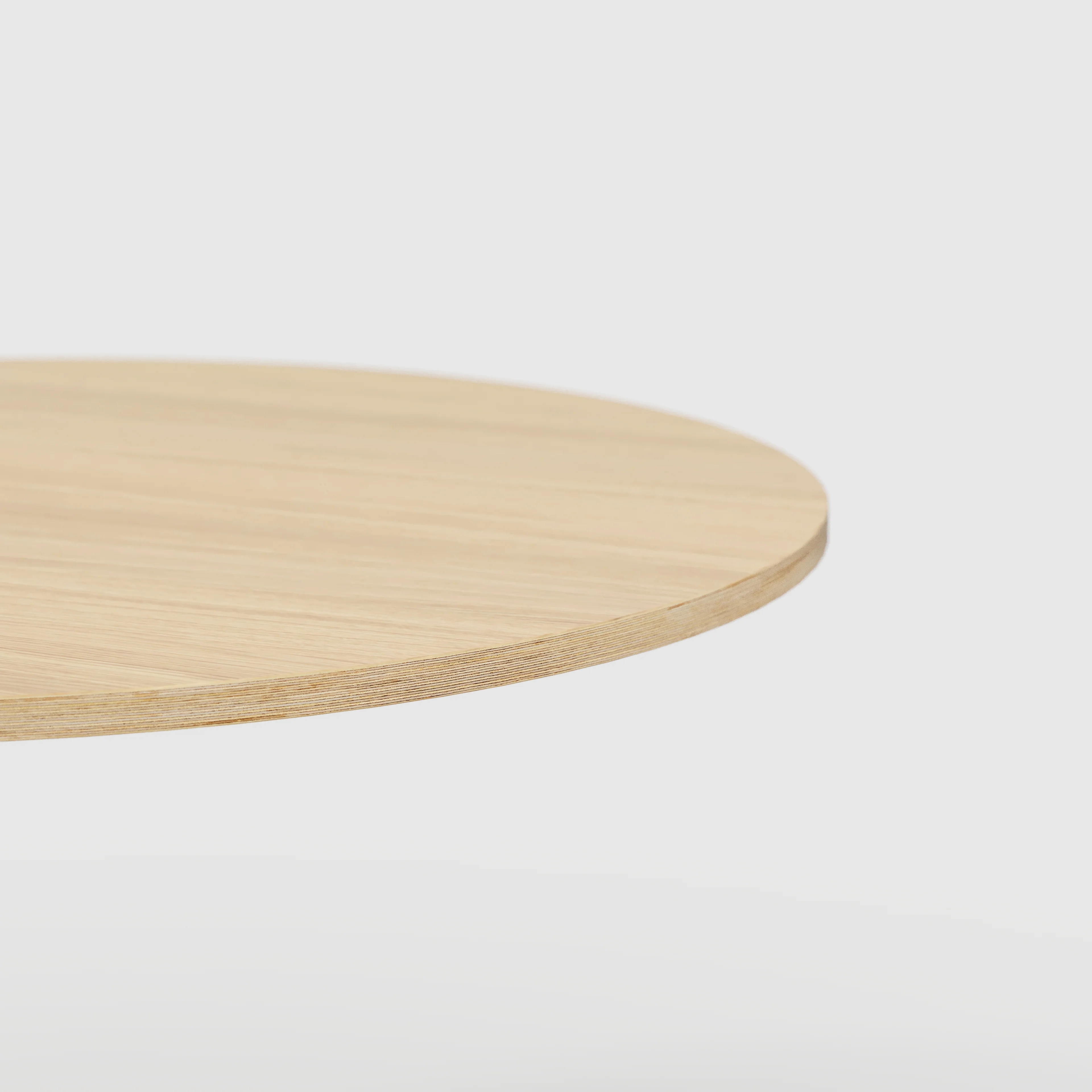 Plywood Round Tabletop - Plywood Oak - 800(dia) - Image 3