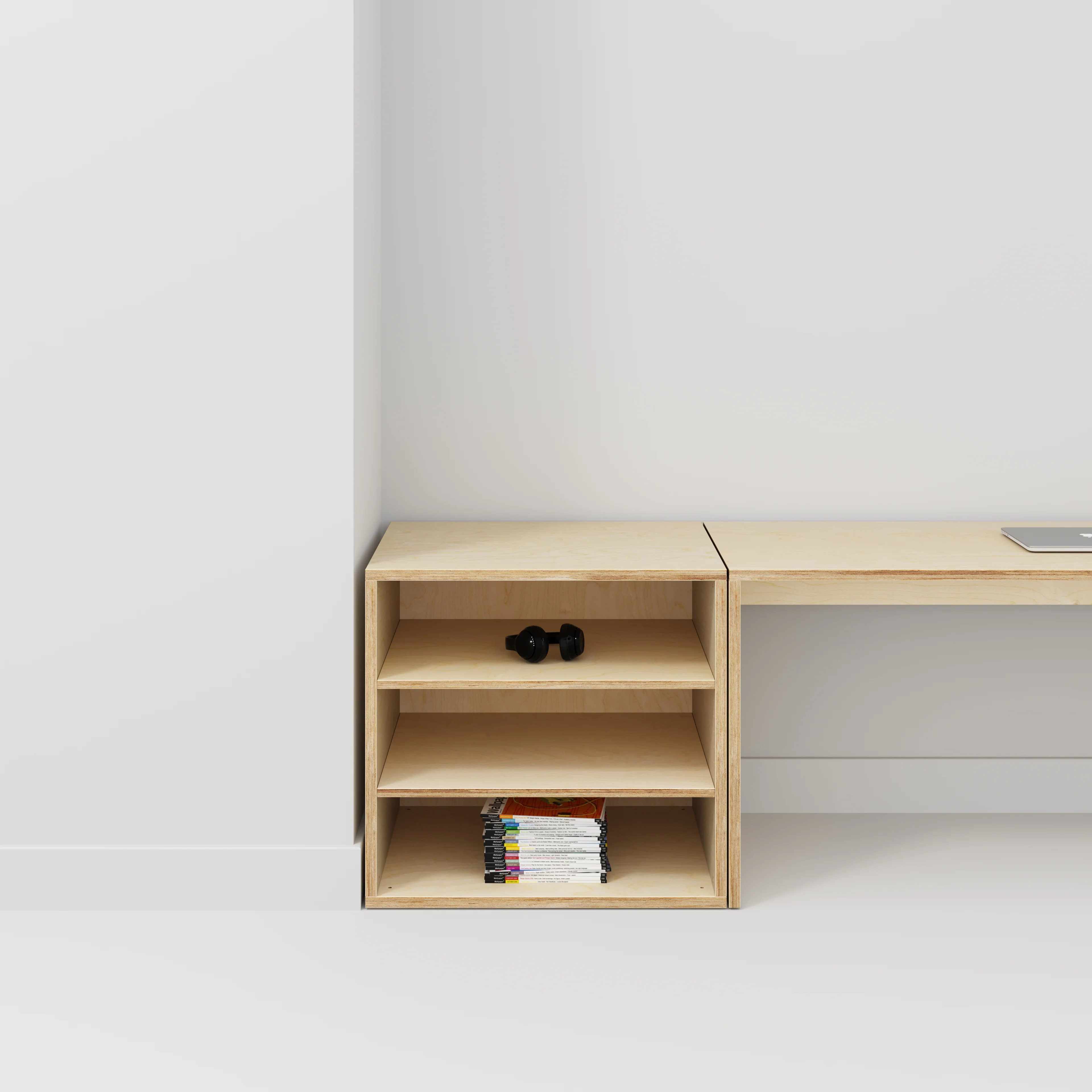 Plywood Storage with Shelves - Plywood Birch - 800(w) x 600(d) x 750(h) - Image 2