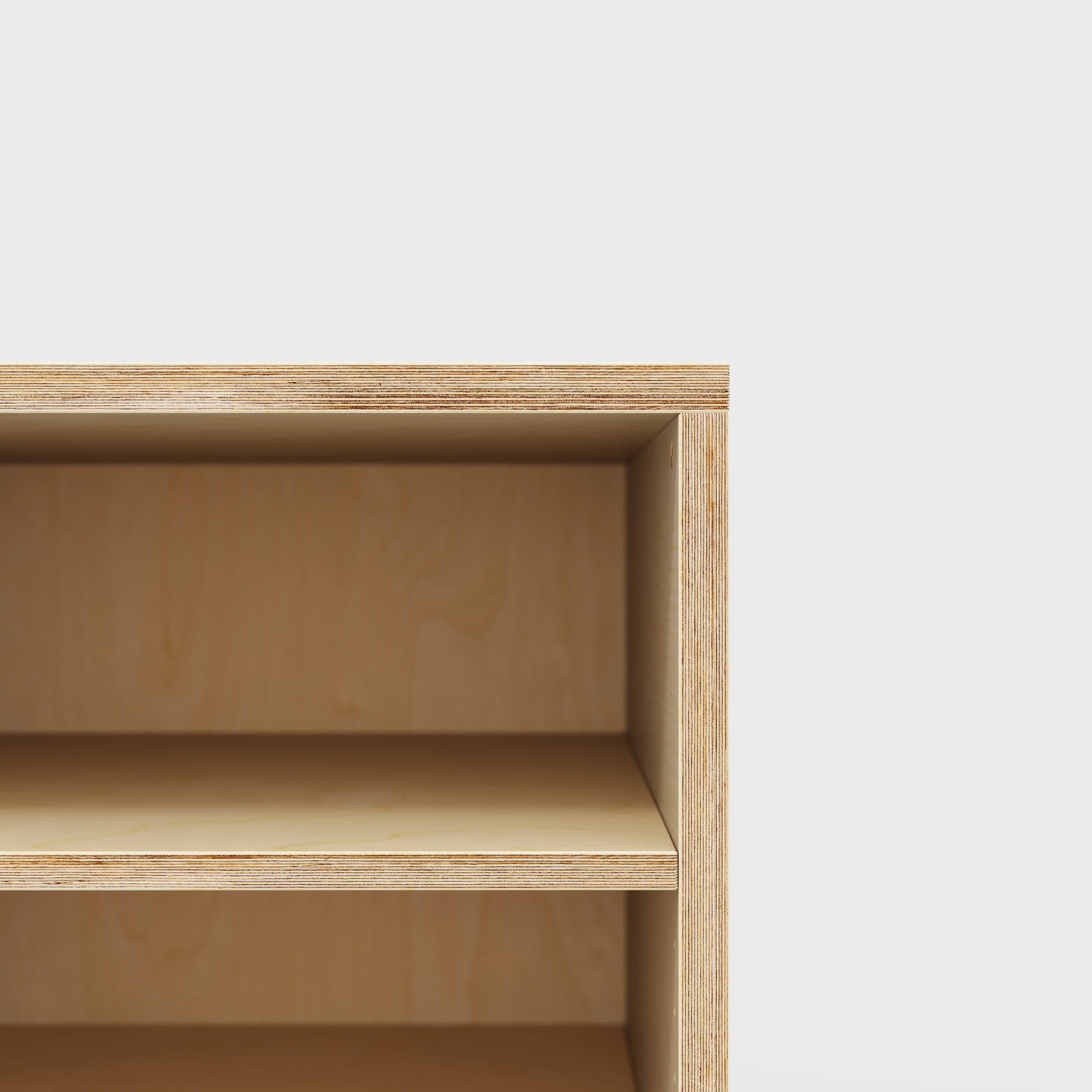Plywood Storage with Shelves - Plywood Birch - 800(w) x 600(d) x 750(h) - Image 3