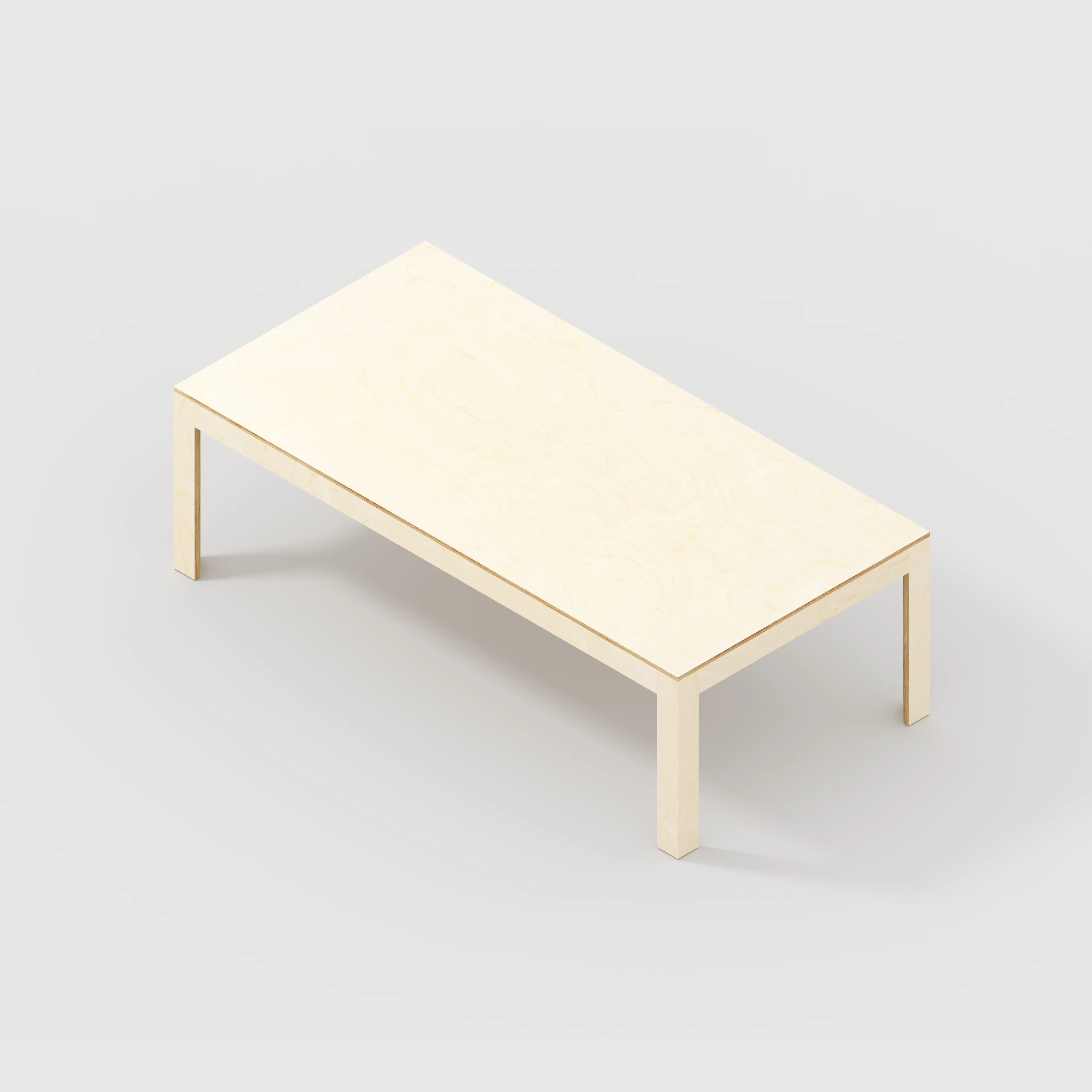 Plywood Table with Solid Frame - Plywood Birch - 2400(w) x 1200(d) x 750(h) - Image 5