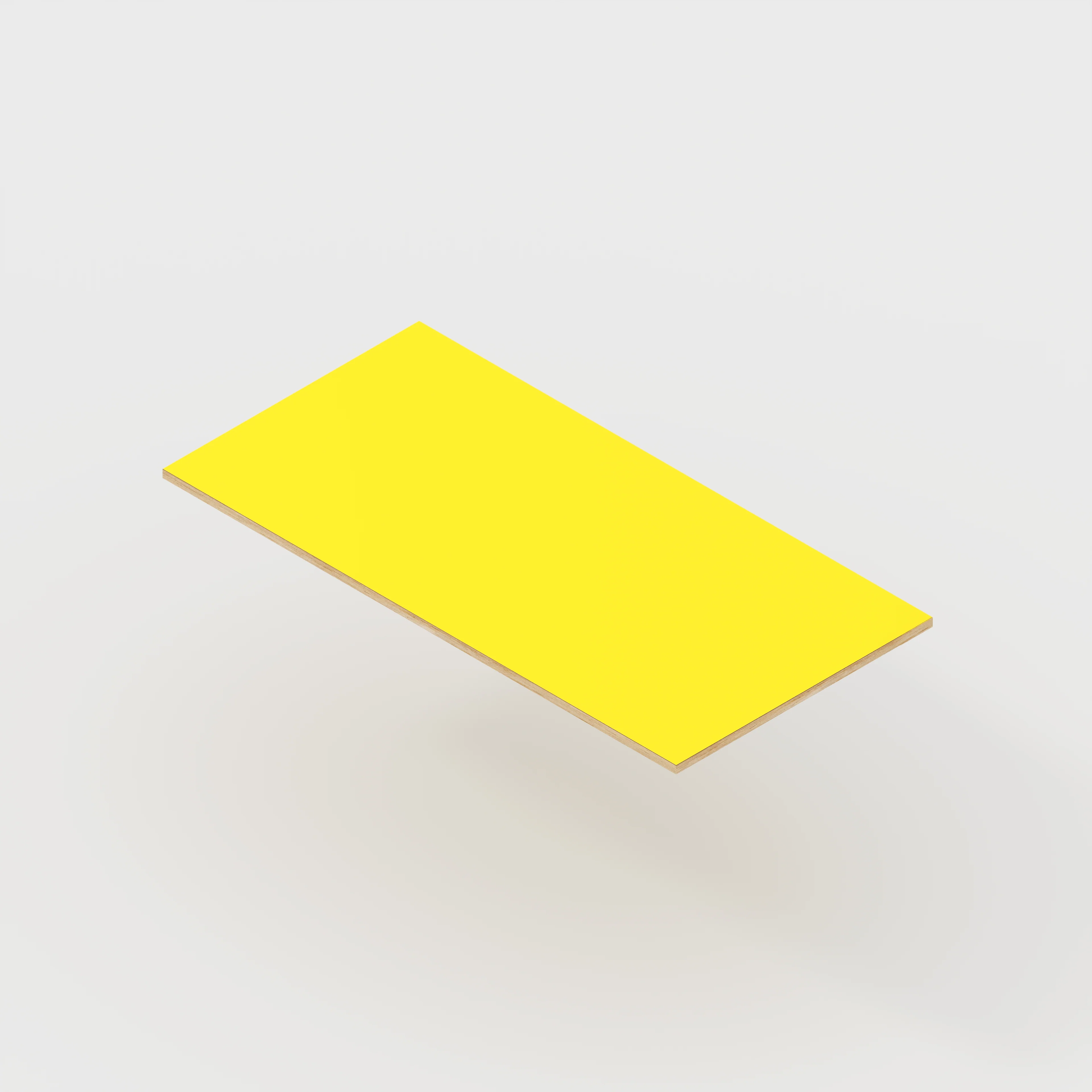 Plywood Tabletop - Formica Chrome Yellow - 1600(w) x 800(d) - Image 4
