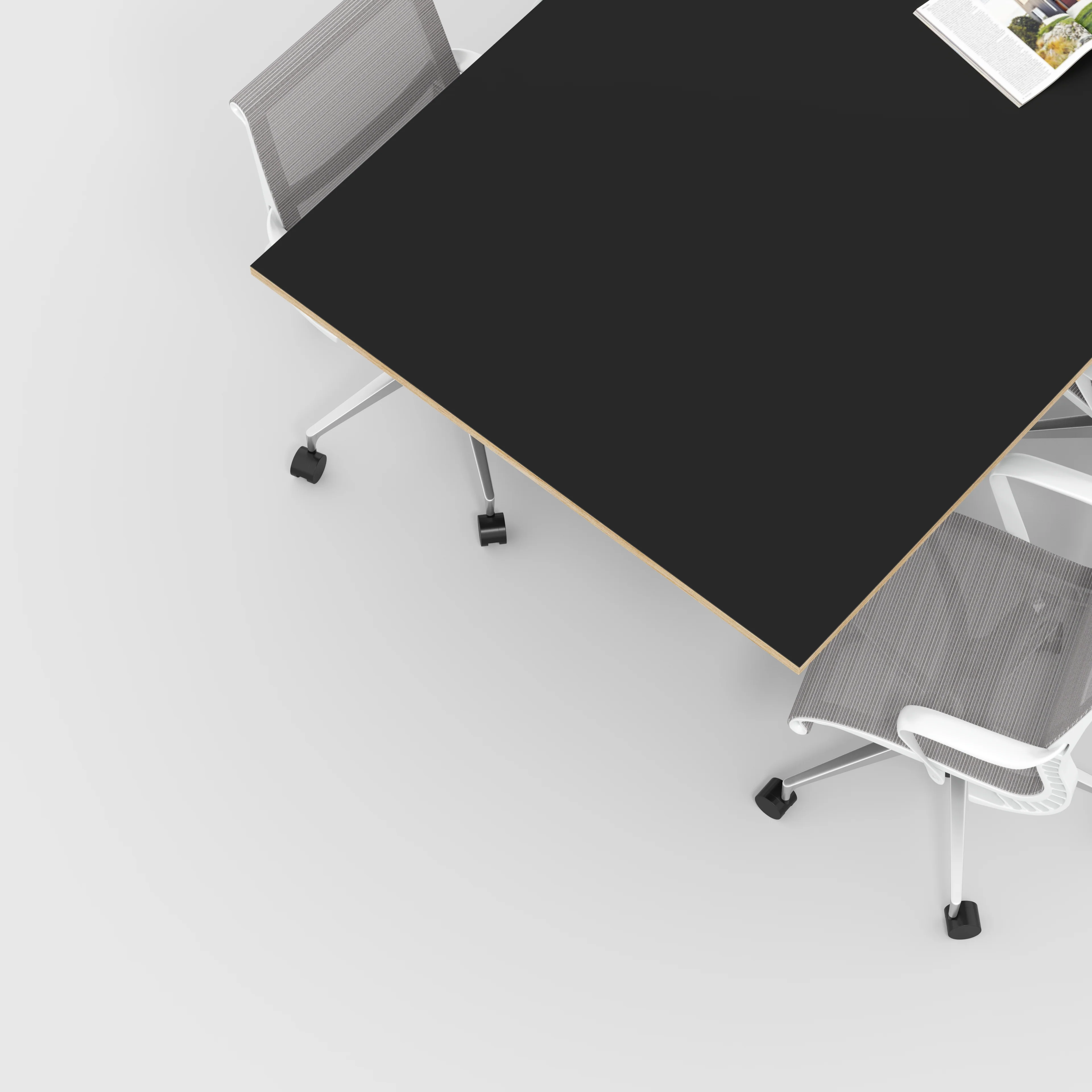 Plywood Tabletop - Formica Diamond Black - 2400(w) x 1200(d) - Image 2