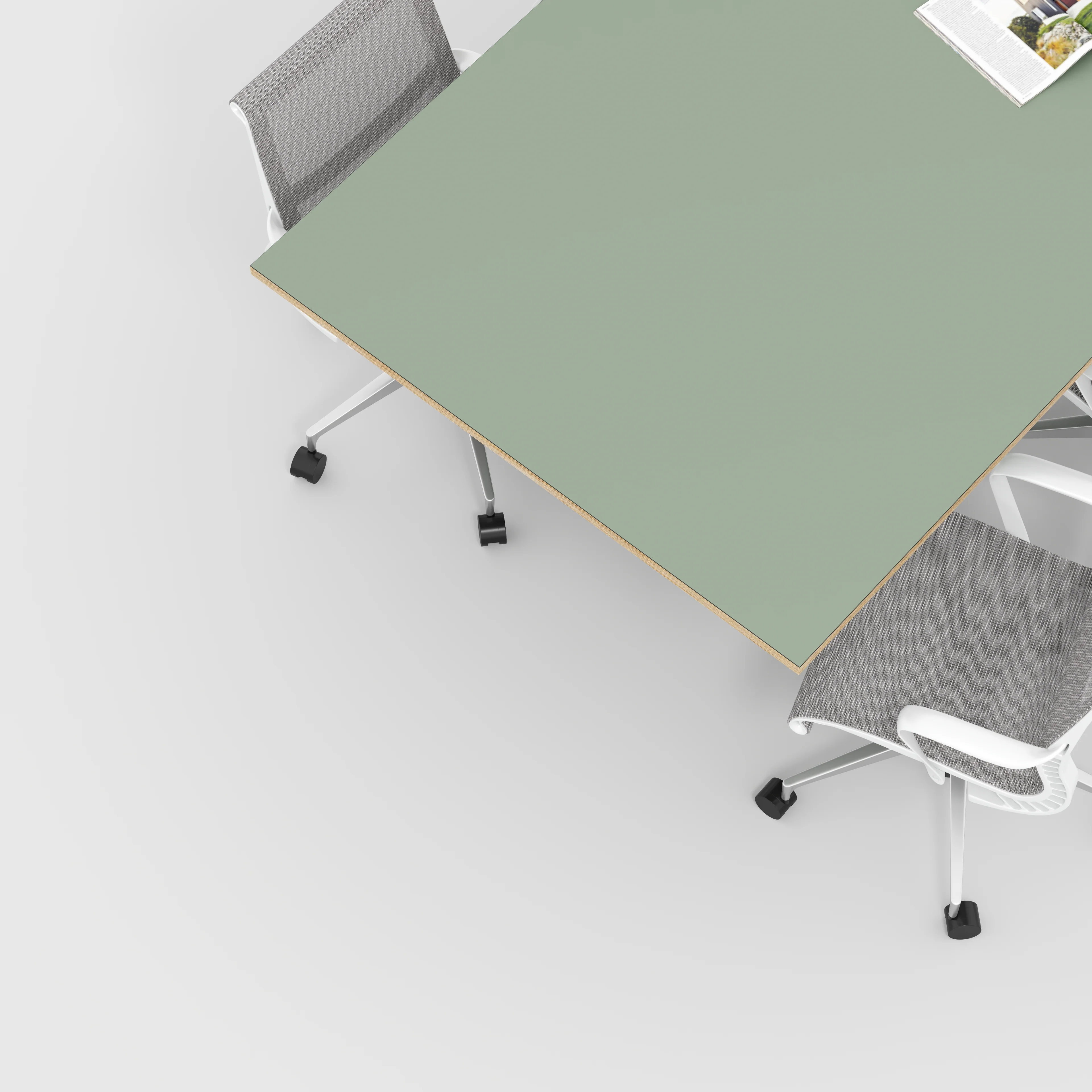Plywood Tabletop - Formica Green Slate - 2400(w) x 1200(d) - Image 2