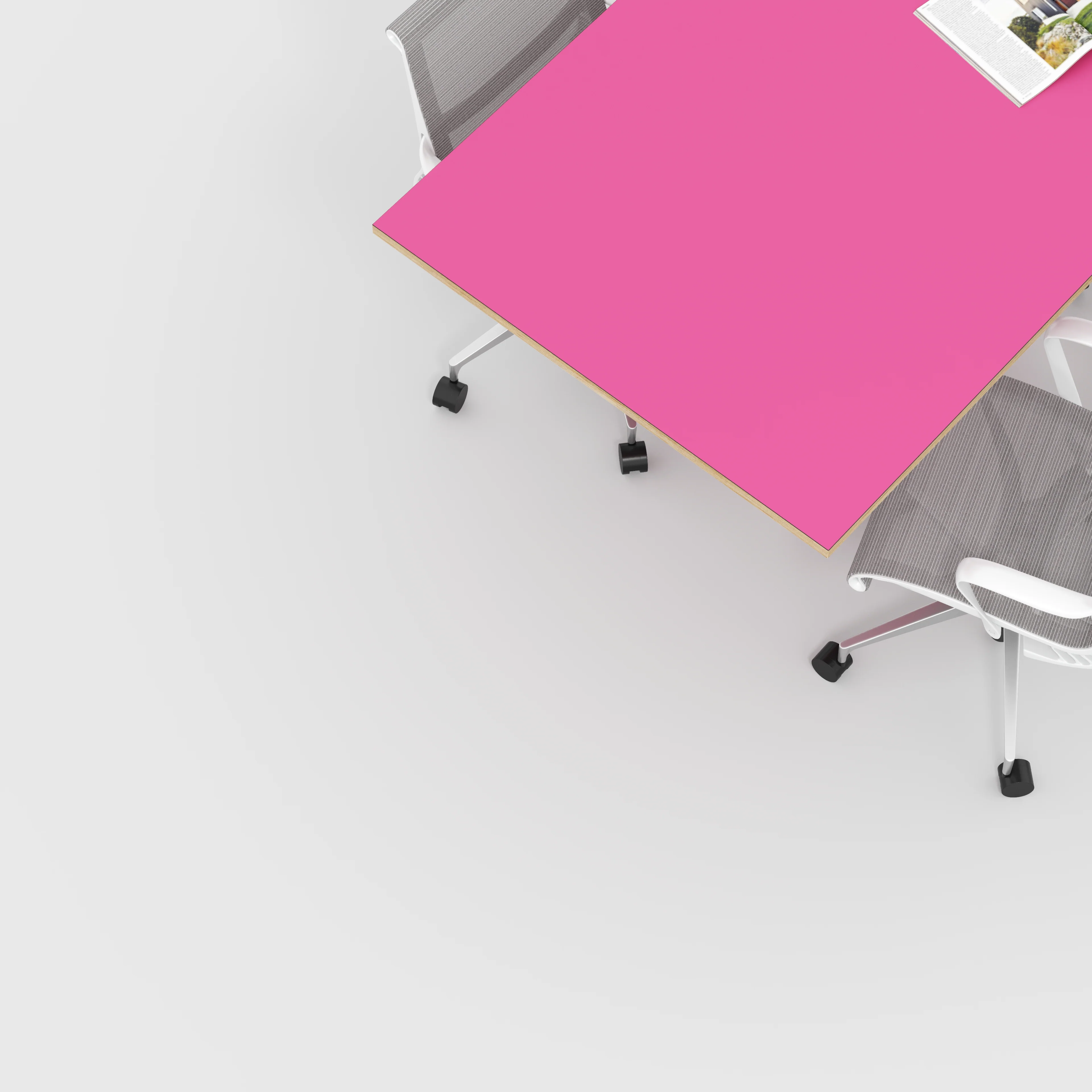 Plywood Tabletop - Formica Juicy Pink - 2000(w) x 1000(d) - Image 2