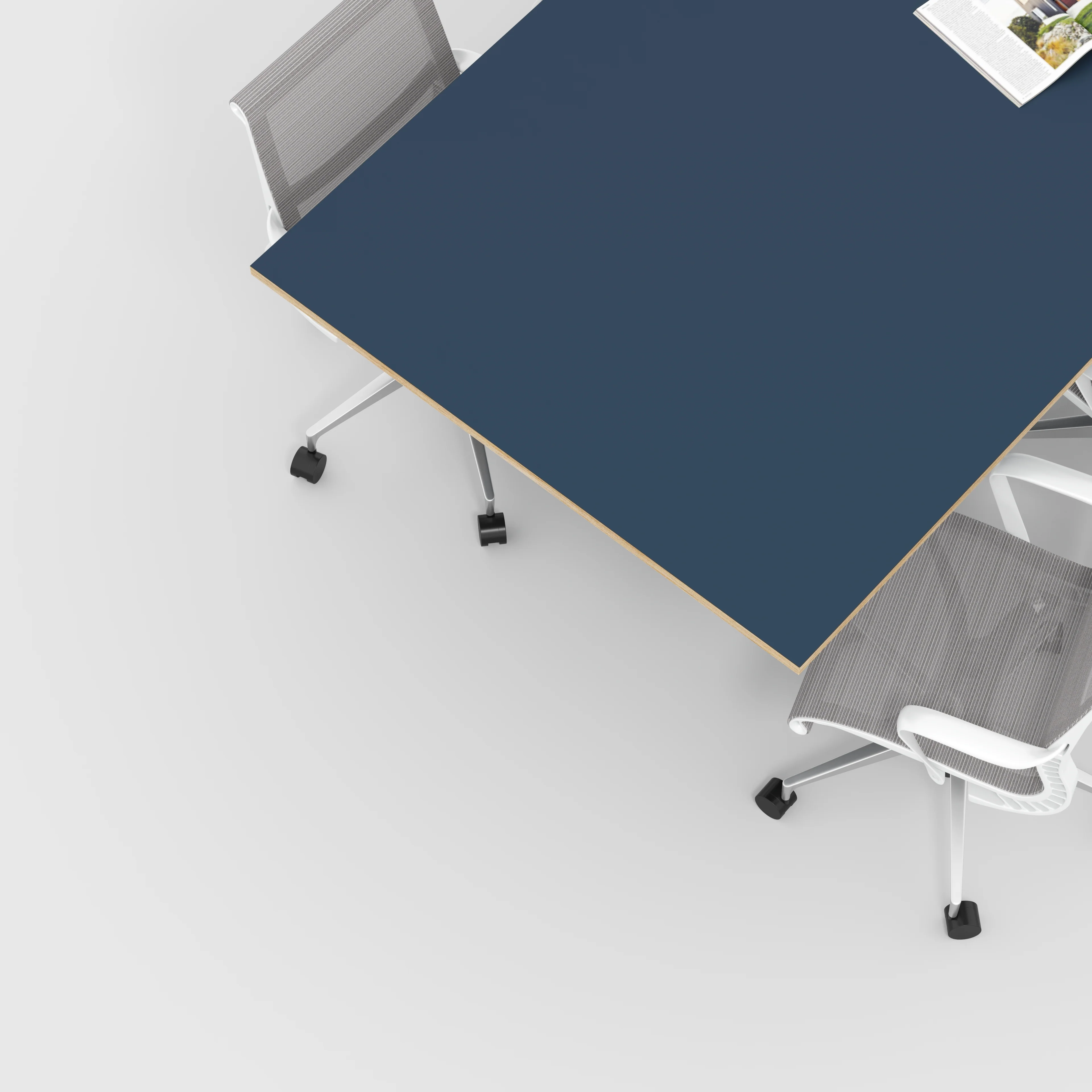 Plywood Tabletop - Formica Night Sea Blue - 2400(w) x 1200(d) - Image 2