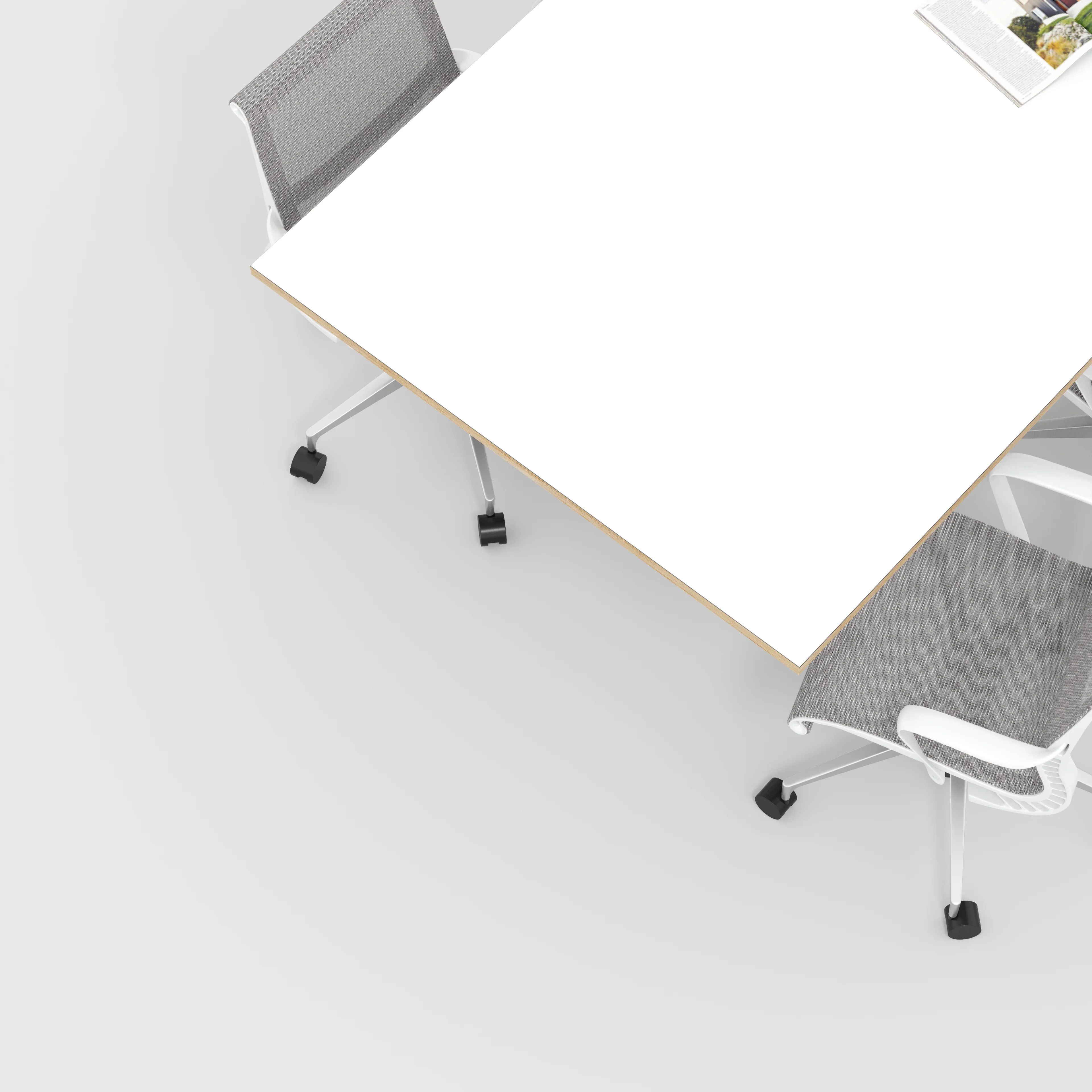 Plywood Tabletop - Formica White - 2400(w) x 1200(d) - Image 2