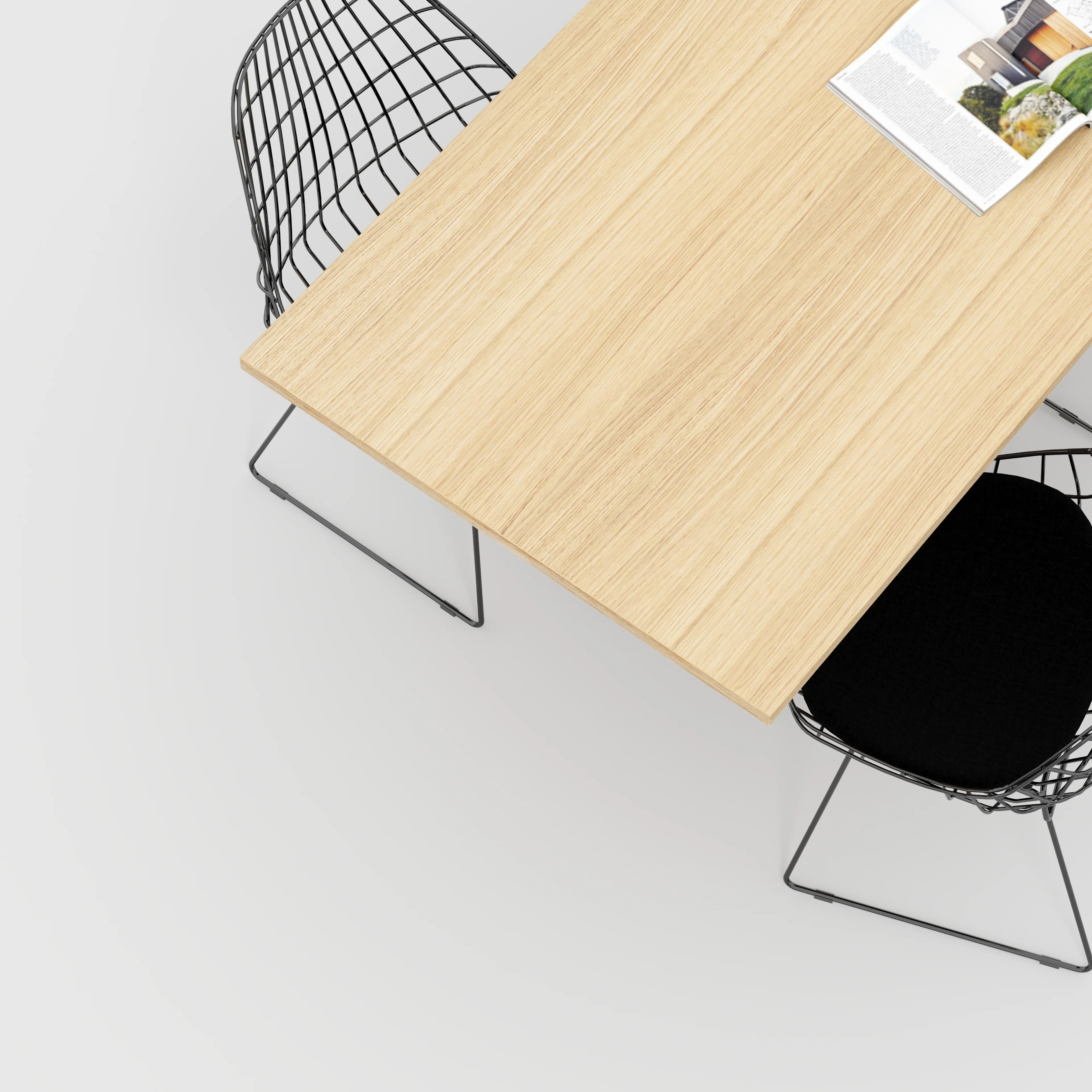 Plywood Tabletop - Plywood Oak - 1600(w) x 800(d) - Image 2