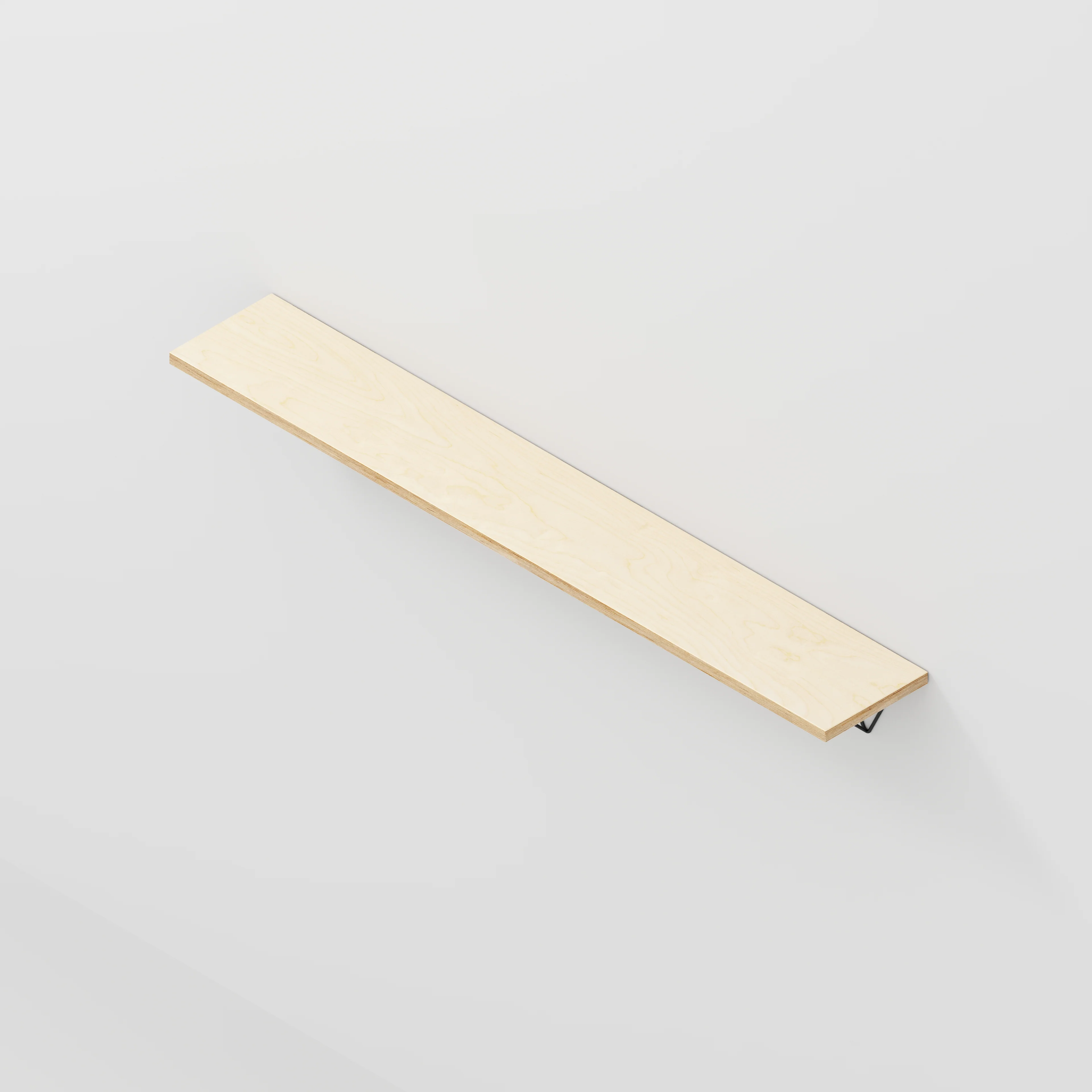 Plywood Wall Shelf with Prism Brackets - Plywood Birch - 1600(w) x 250(d) - Image 4
