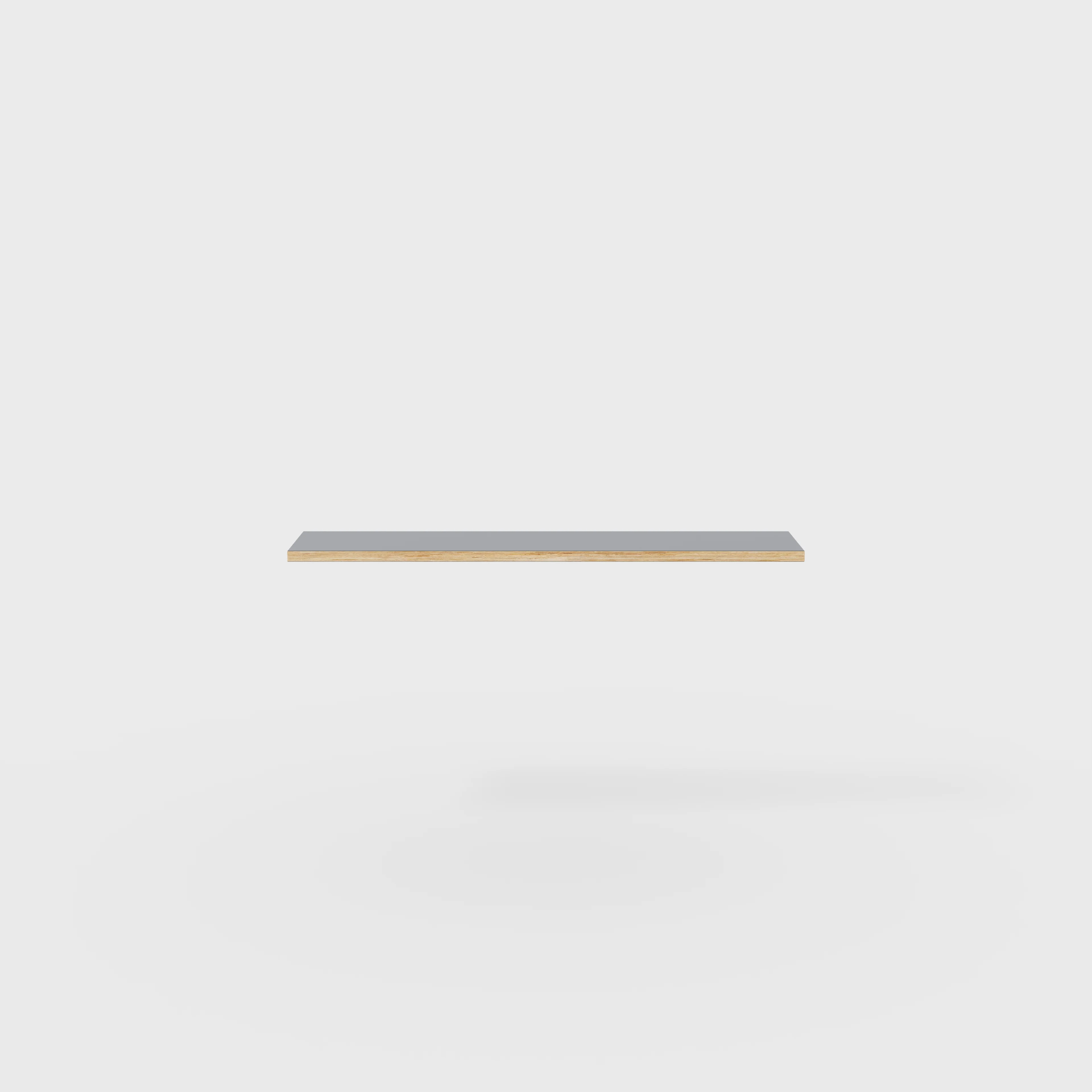 Plywood Shelf - Formica Tornado Grey - 1600(w) x 250(d) - Image 2