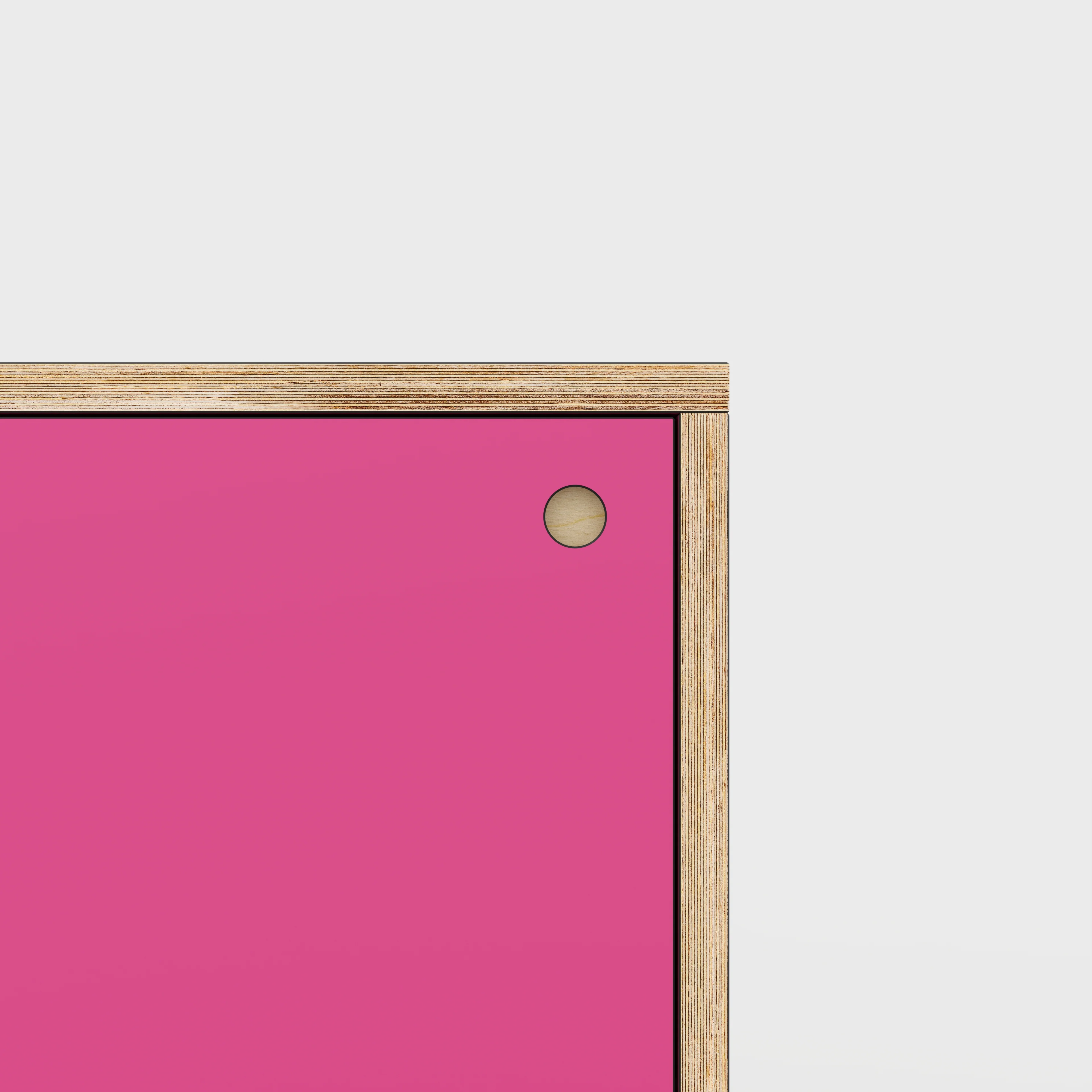 Plywood Storage with Doors - Formica Juicy Pink - 400(w) x 600(d) x 750(h) - Image 3