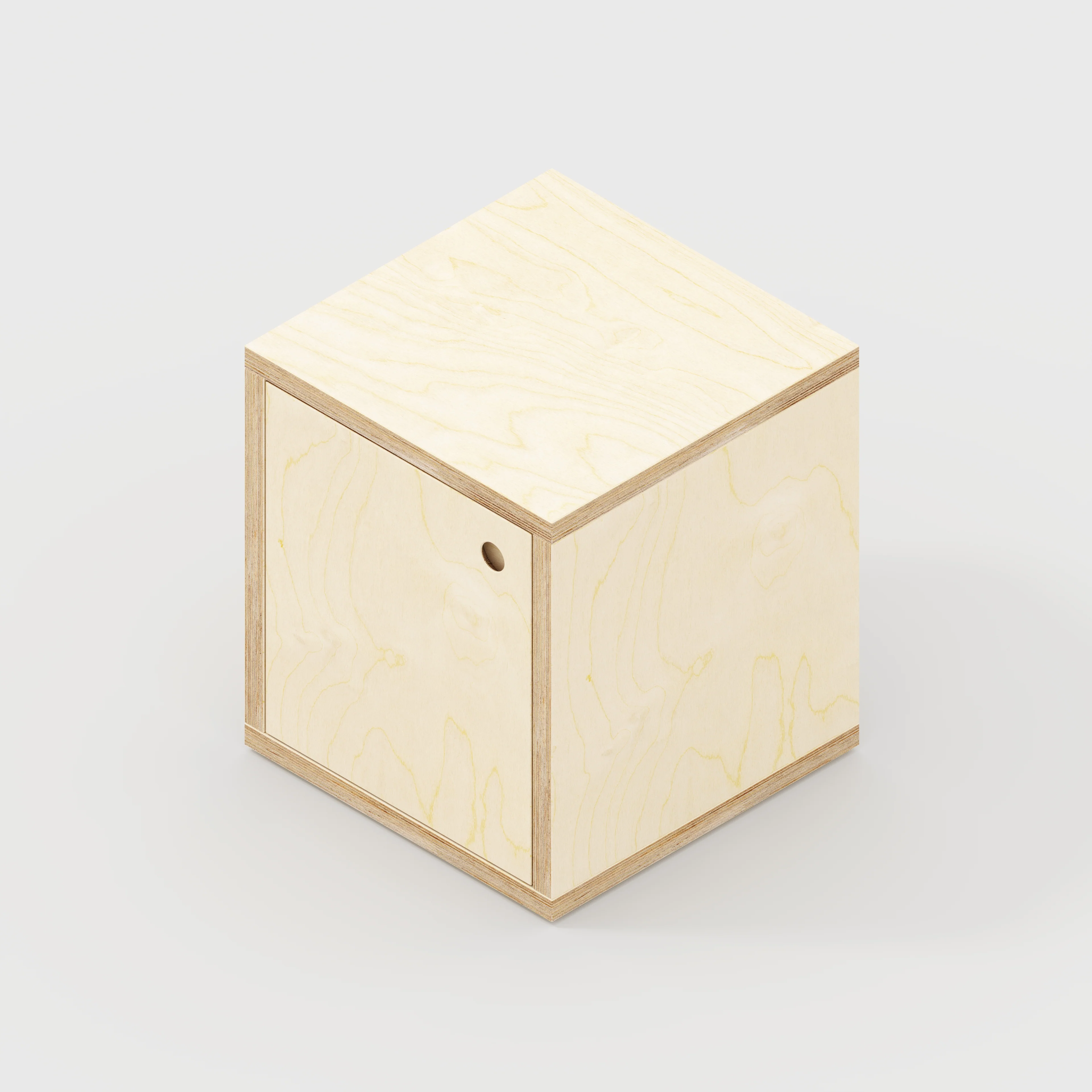 Plywood Storage with Doors - Plywood Birch - 400(w) x 400(d) x 450(h) - Image 4