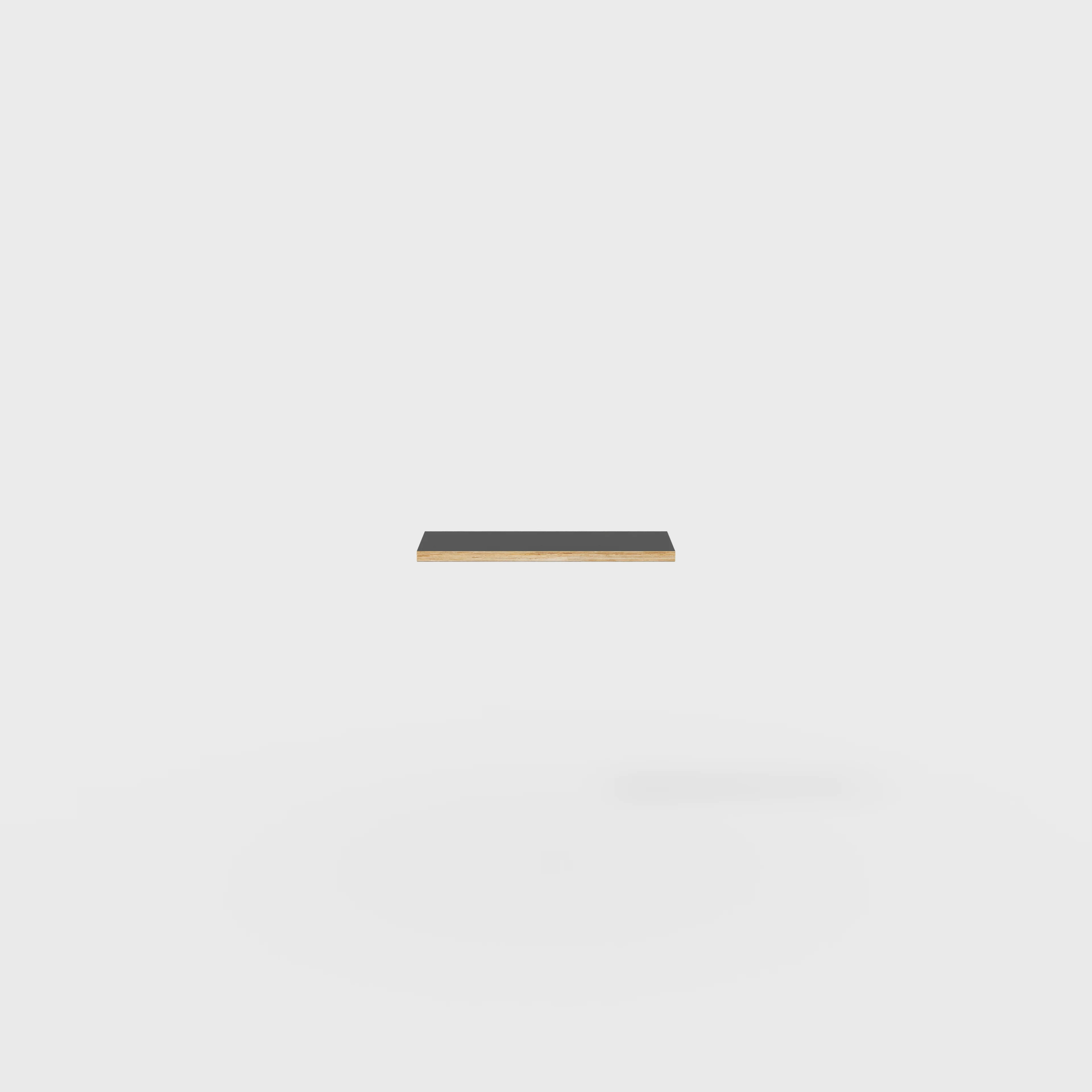 Plywood Shelf - Formica Diamond Black - 600(w) x 250(d) - Image 2