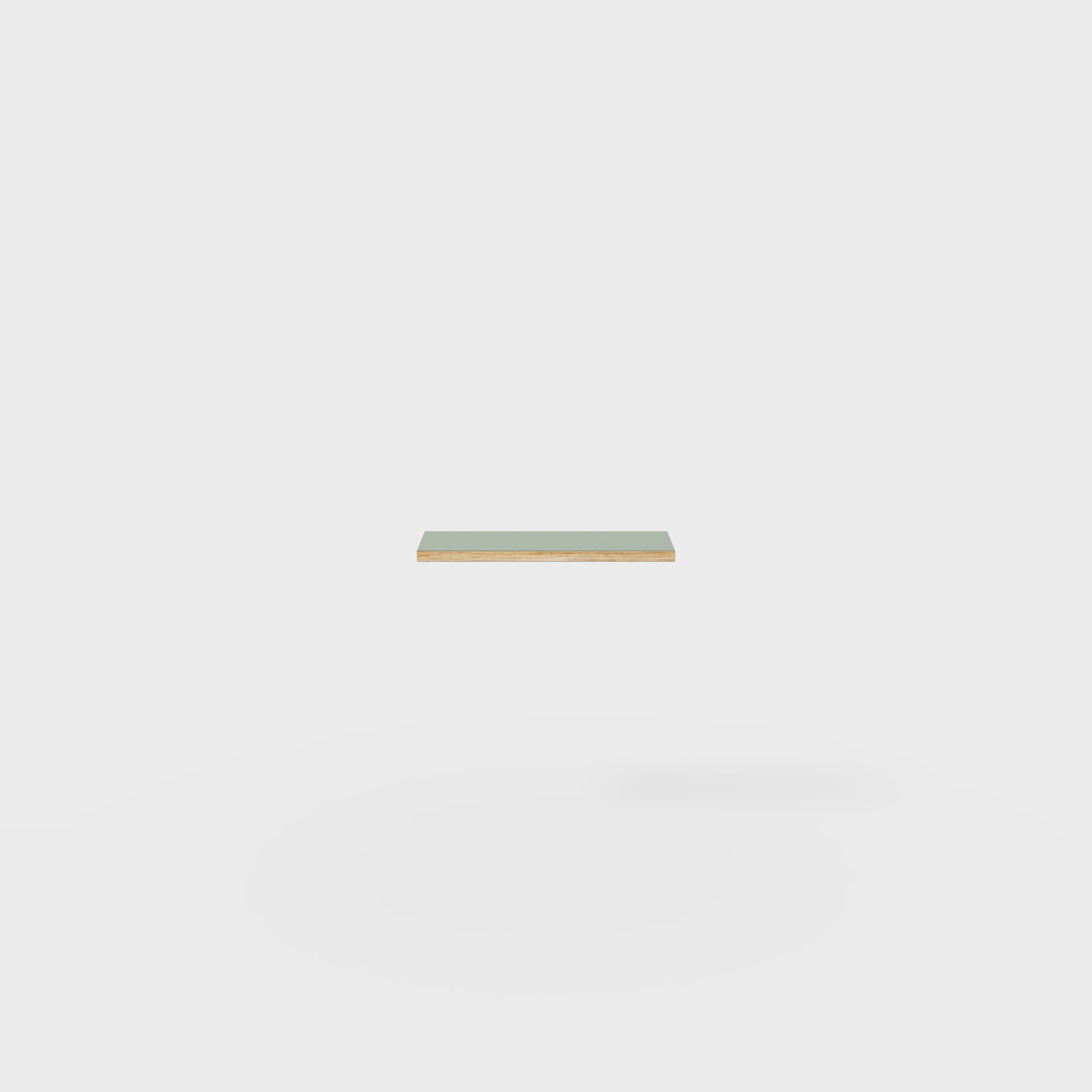 Plywood Shelf - Formica Green Slate - 600(w) x 250(d) - Image 2