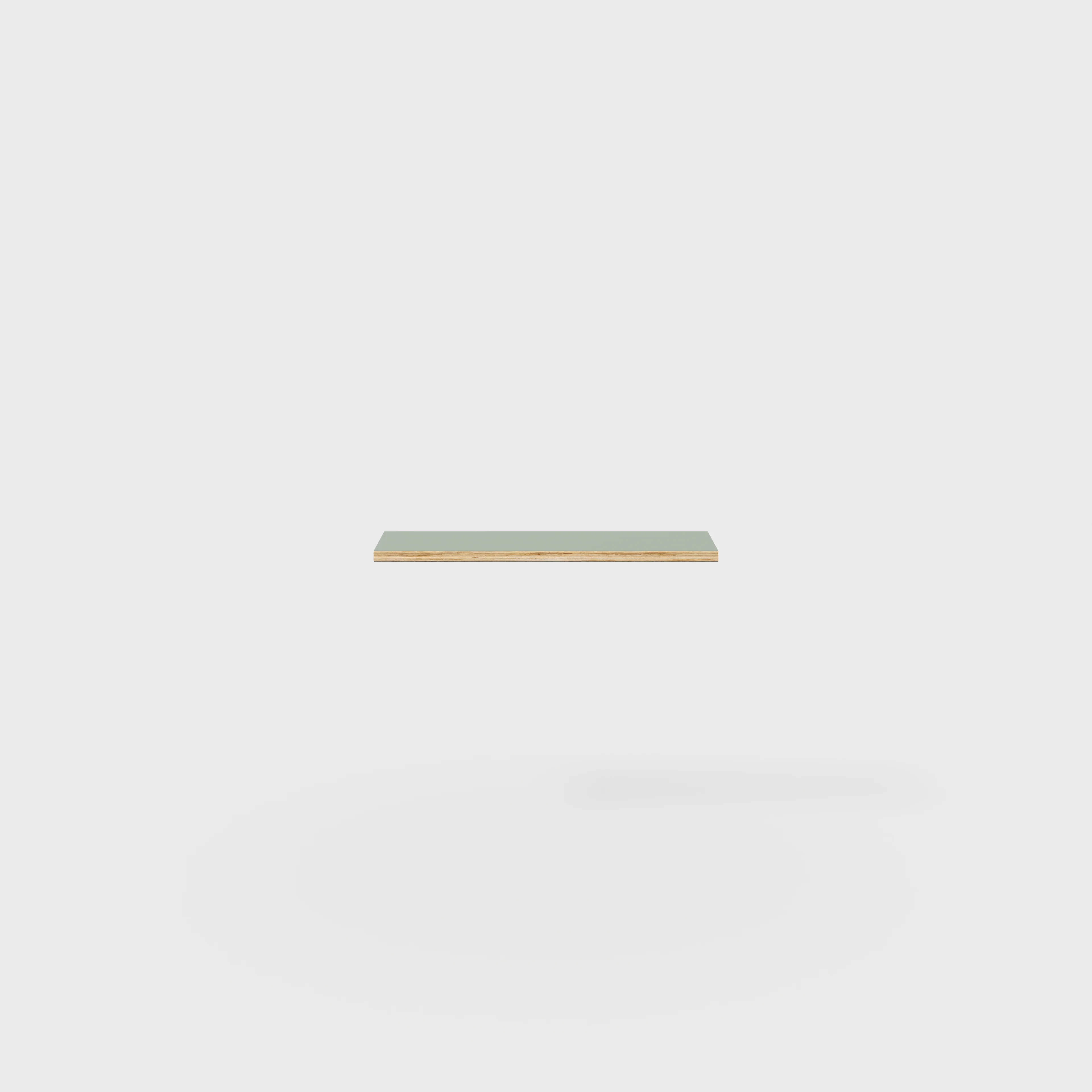 Plywood Shelf - Formica Green Slate - 800(w) x 250(d) - Image 2