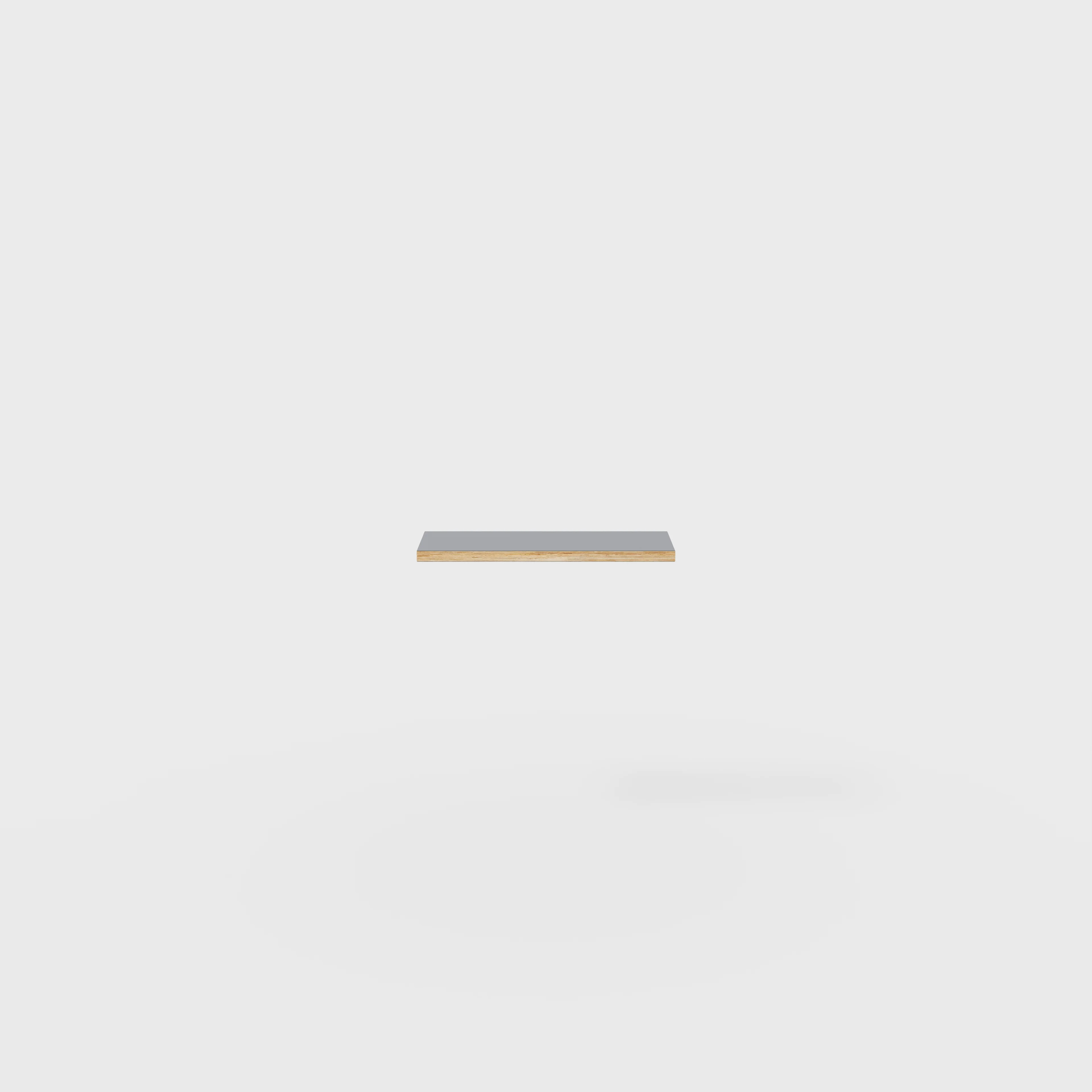 Plywood Shelf - Formica Tornado Grey - 600(w) x 250(d) - Image 2